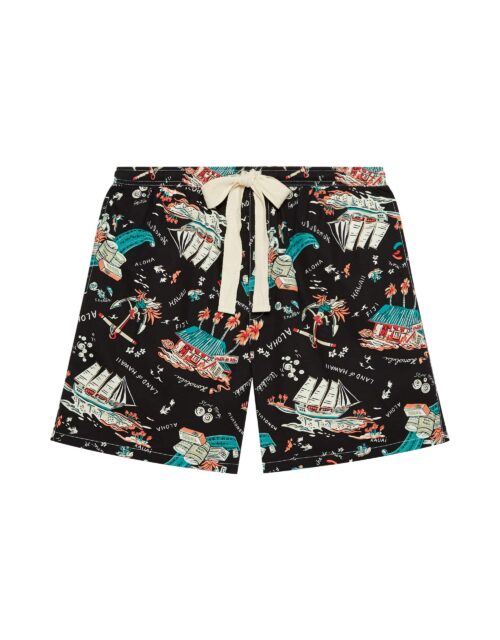 Aloha Hawaiian Beach Shorts