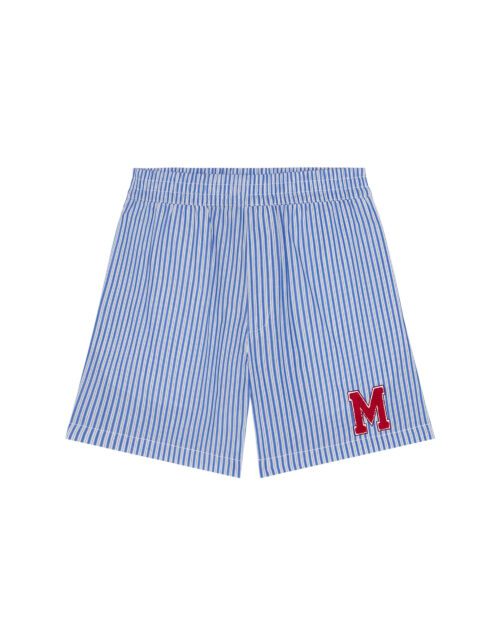 Casual blue M striped shorts