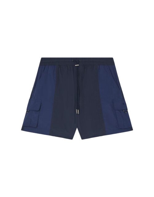 Two-Tone Nylon Shorts