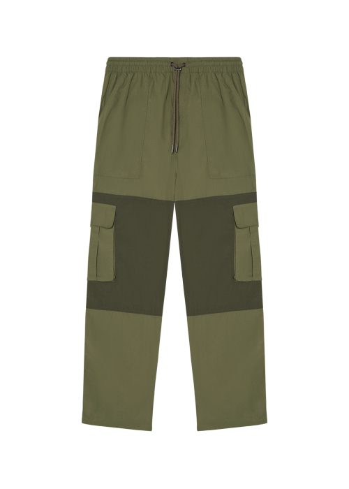 Two-Tone Nylon Pants