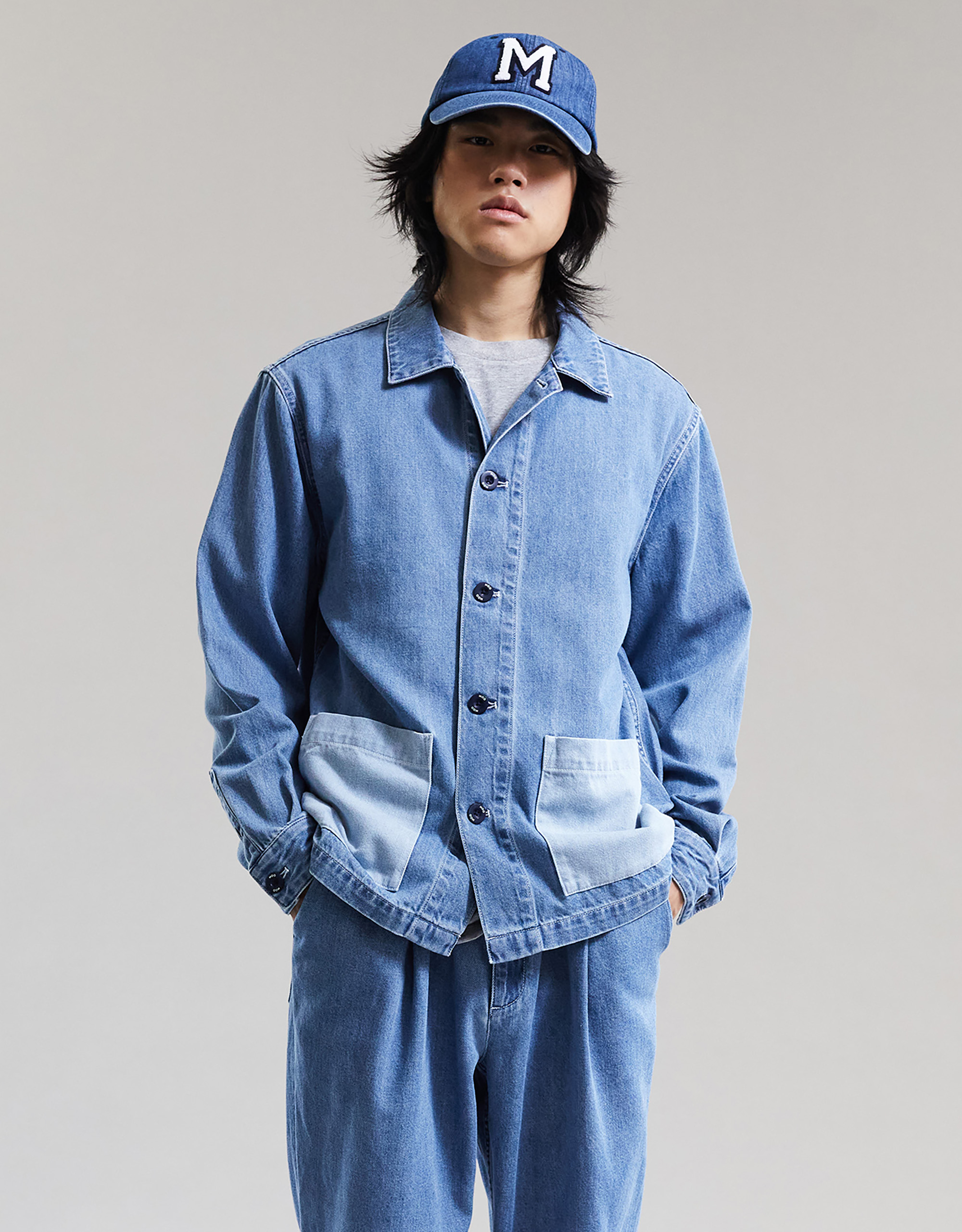 Double pocket denim jacket