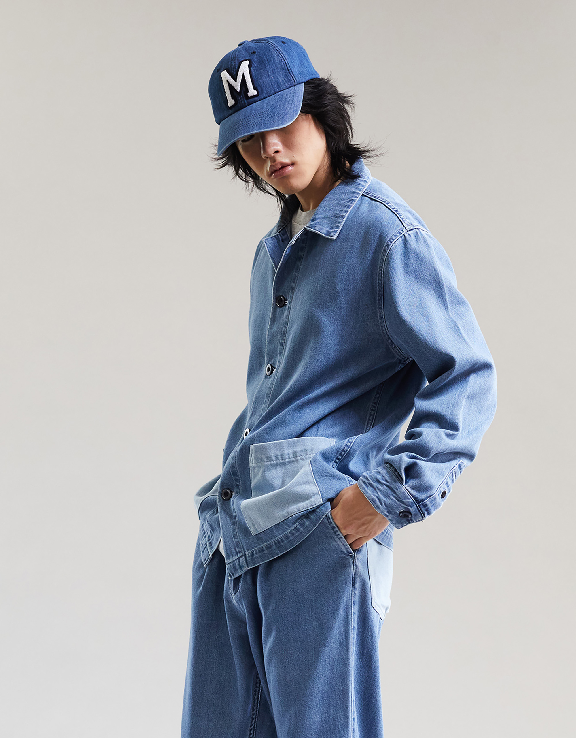 Double pocket denim jacket - Image 5