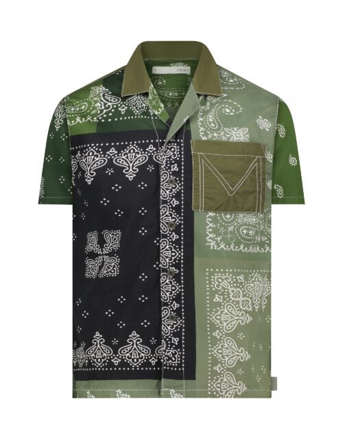 Patchwork paisley shirt