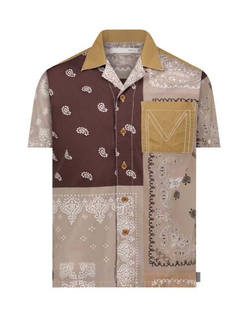 Patchwork paisley shirt