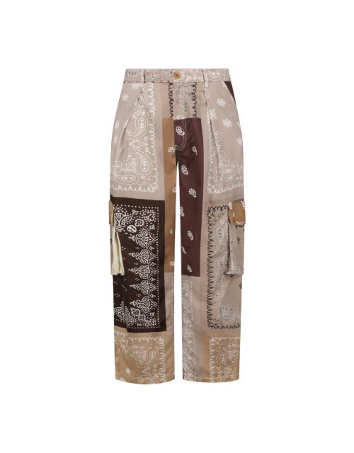 Paisley cargo pants
