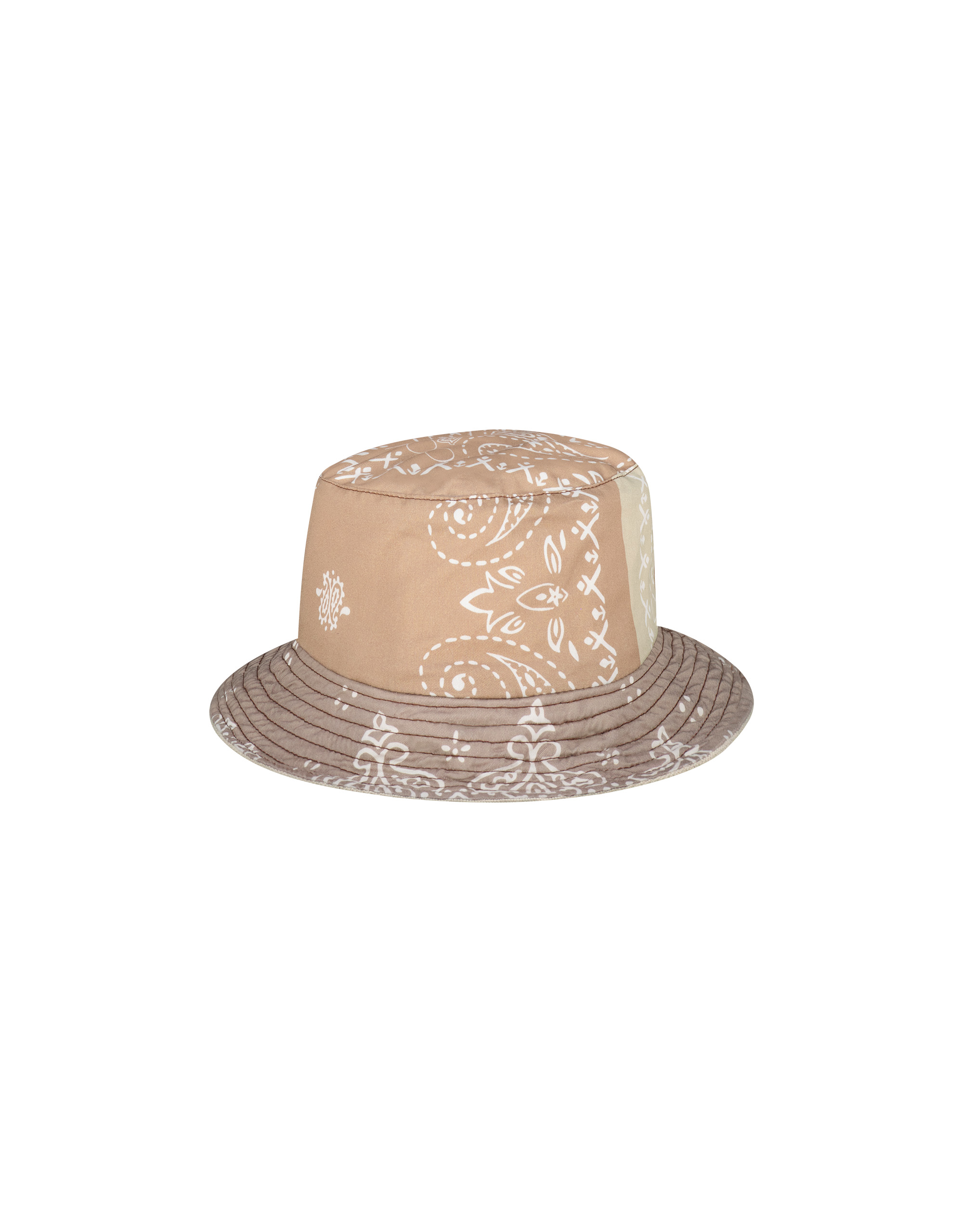 Paisley-print bucket hat