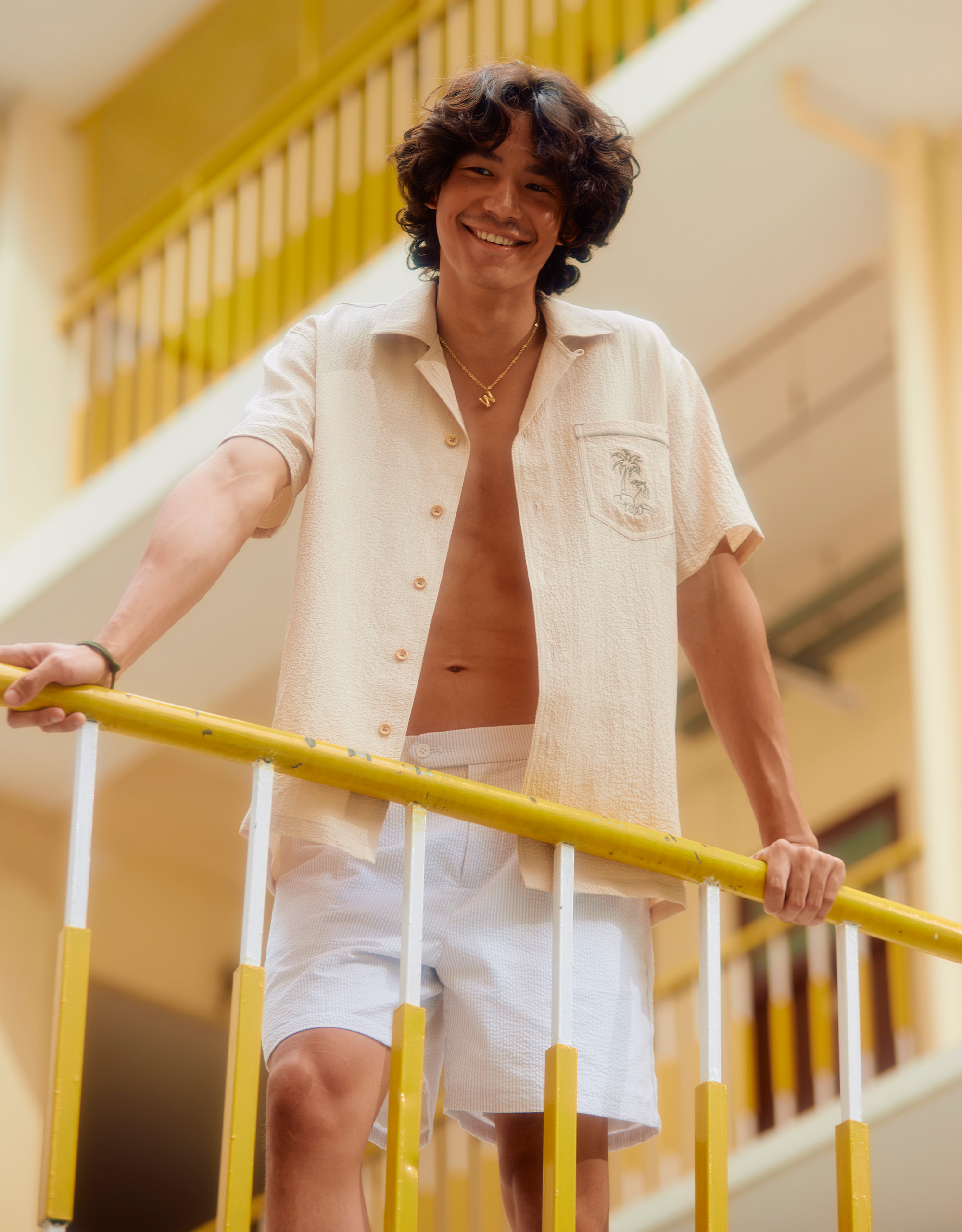 Breezy Stripe Shorts - Image 2