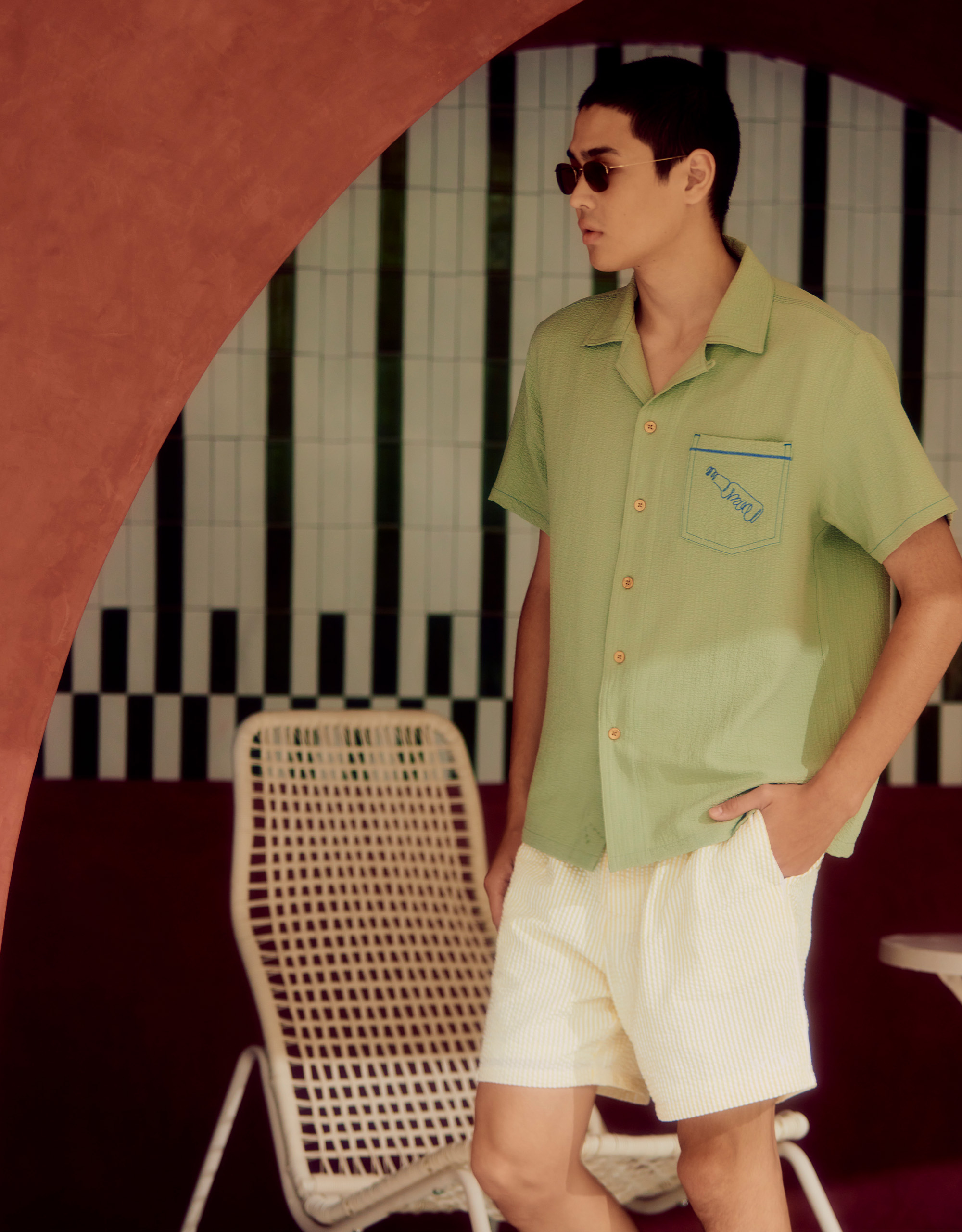 Breezy Stripe Shorts - Image 3