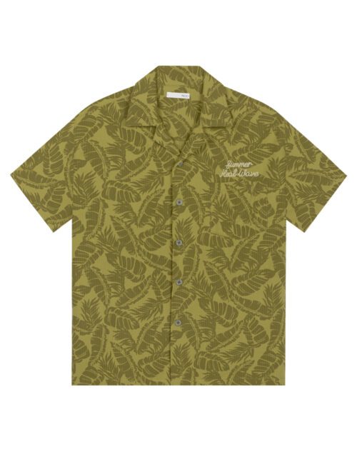 Tropical Seersucker Shirt