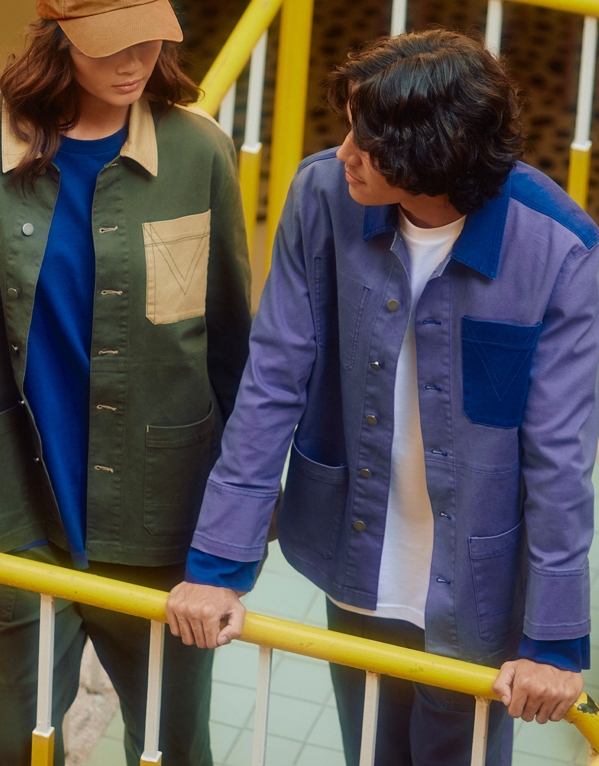 Two-Tone Patchwork Jacket - Image 3