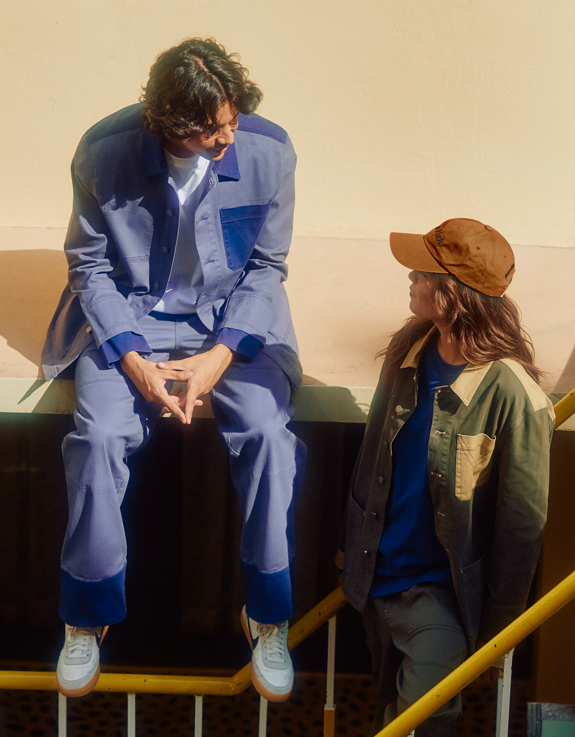 Two-Tone Patchwork Pants - Image 3