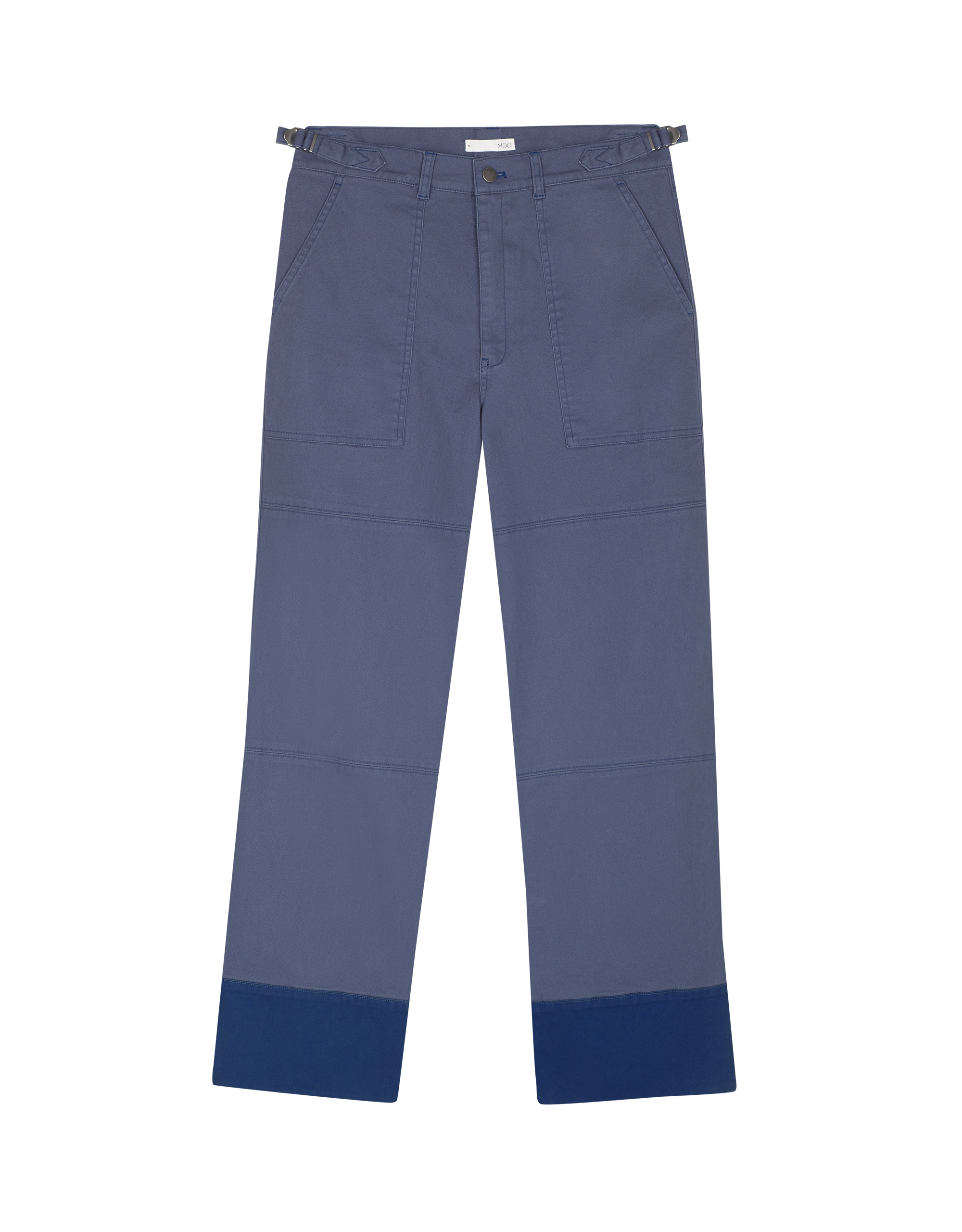 Two-Tone Patchwork Pants