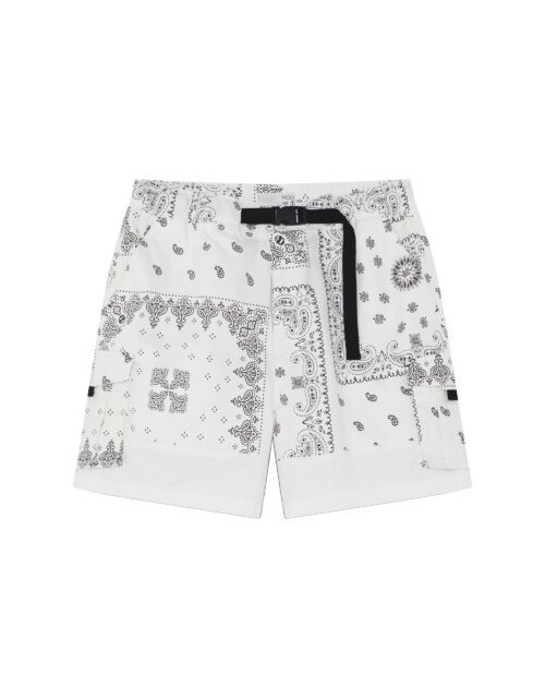 Paisley-Patch Cargo Pants