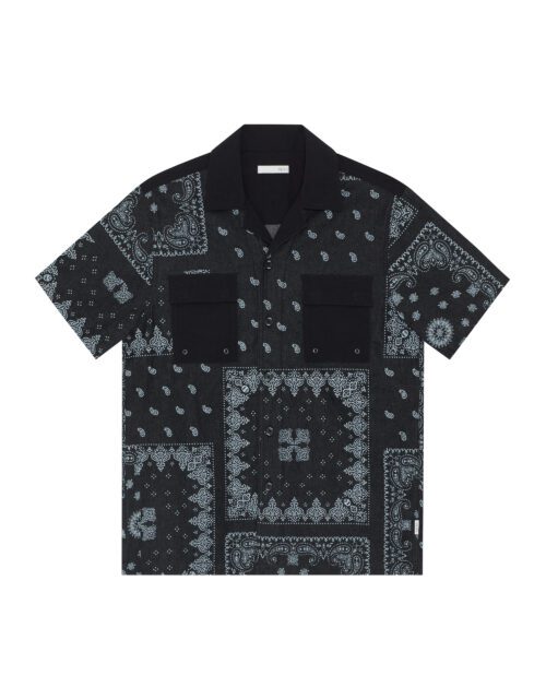 Paisley-Patch Short Sleeves