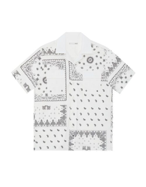Paisley-Patch Short Sleeves