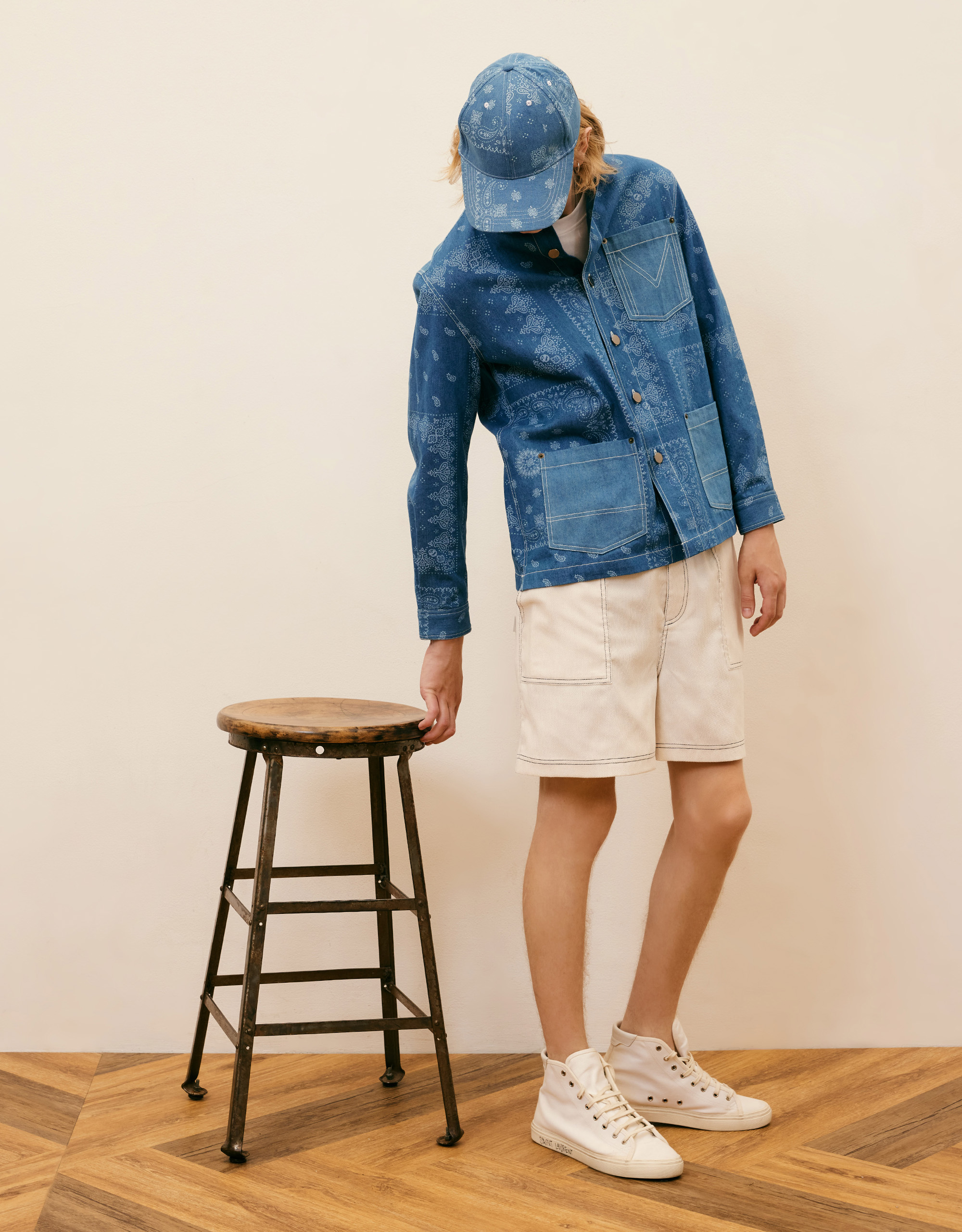 Corduroy Small Groove Shorts - Image 3