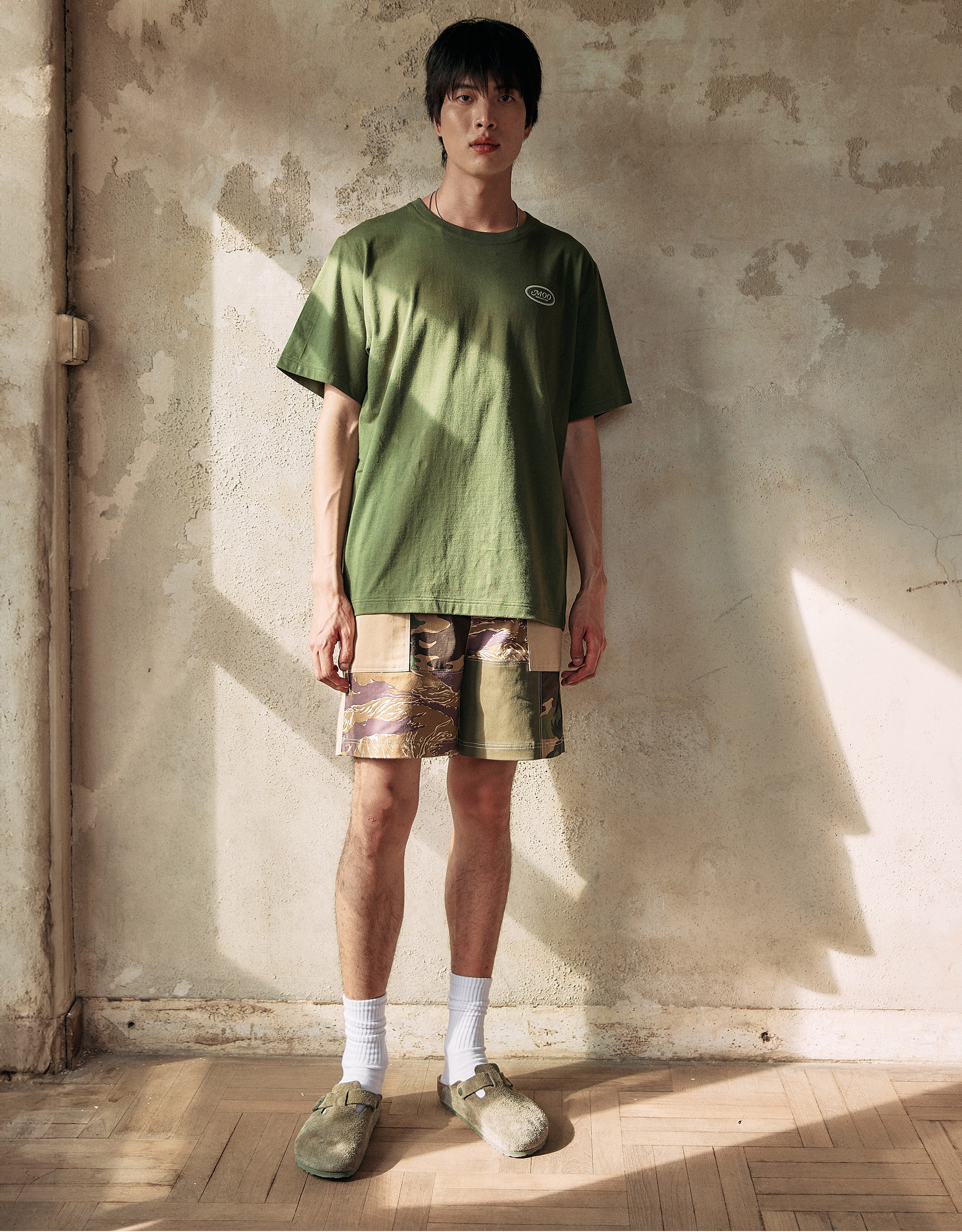 Multi Patch-Work Short Pants - Image 3