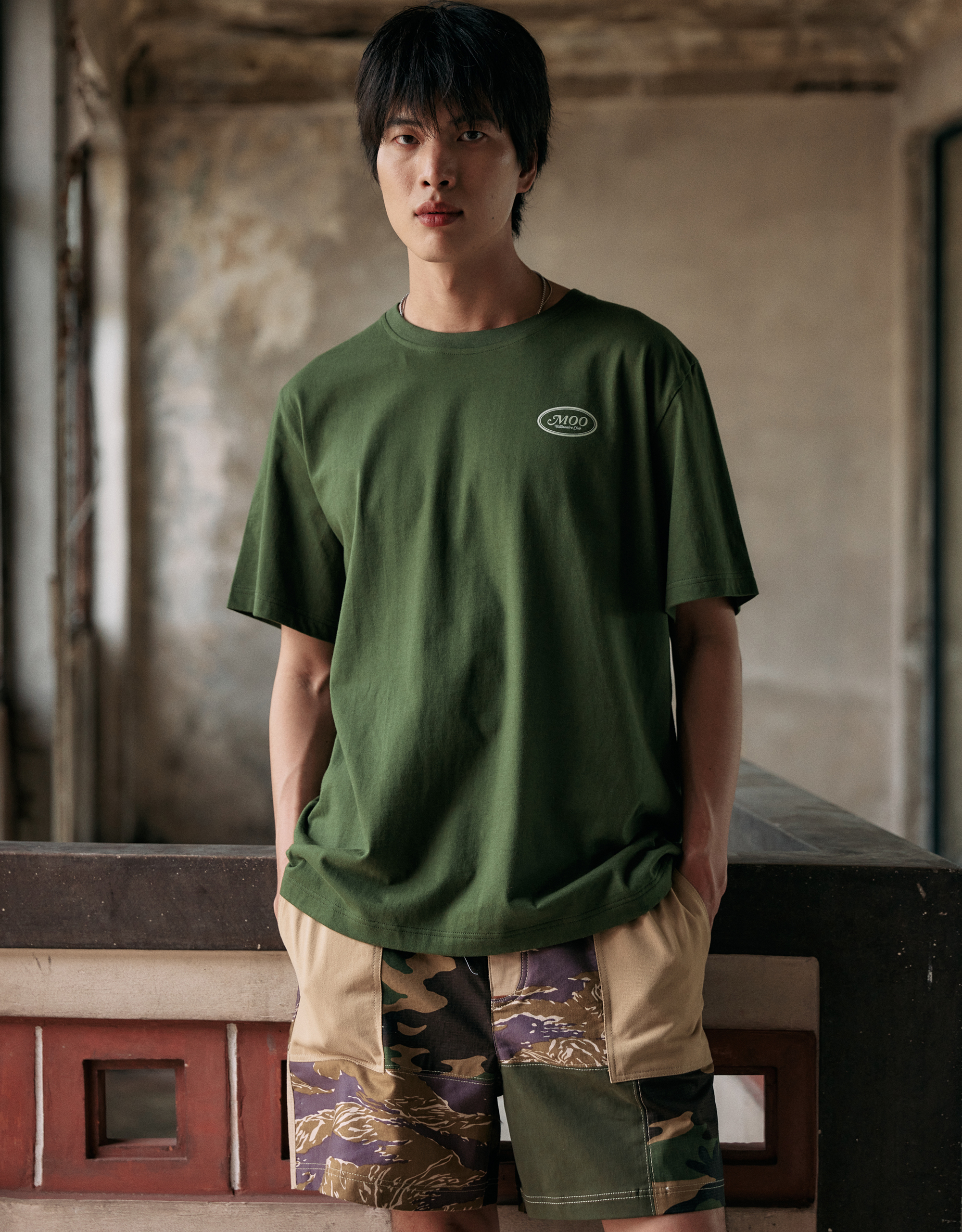 Multi Patch-Work Short Pants - Image 2