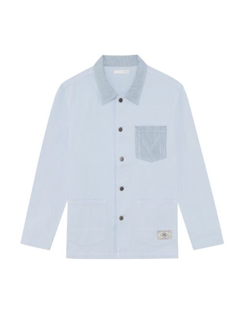 Stripe Cotton Patch Jacket