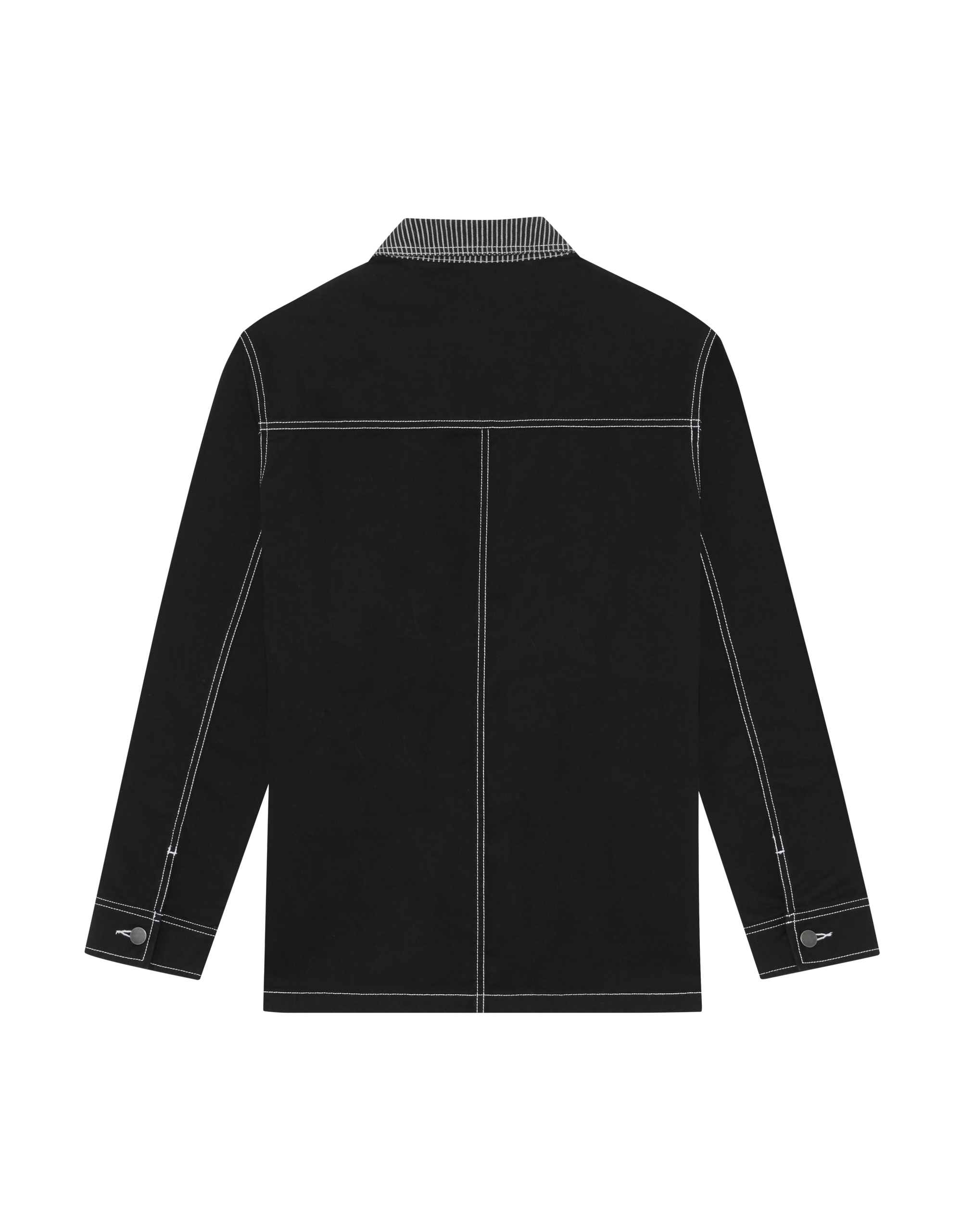 Stripe Cotton Patch Jacket - Image 6