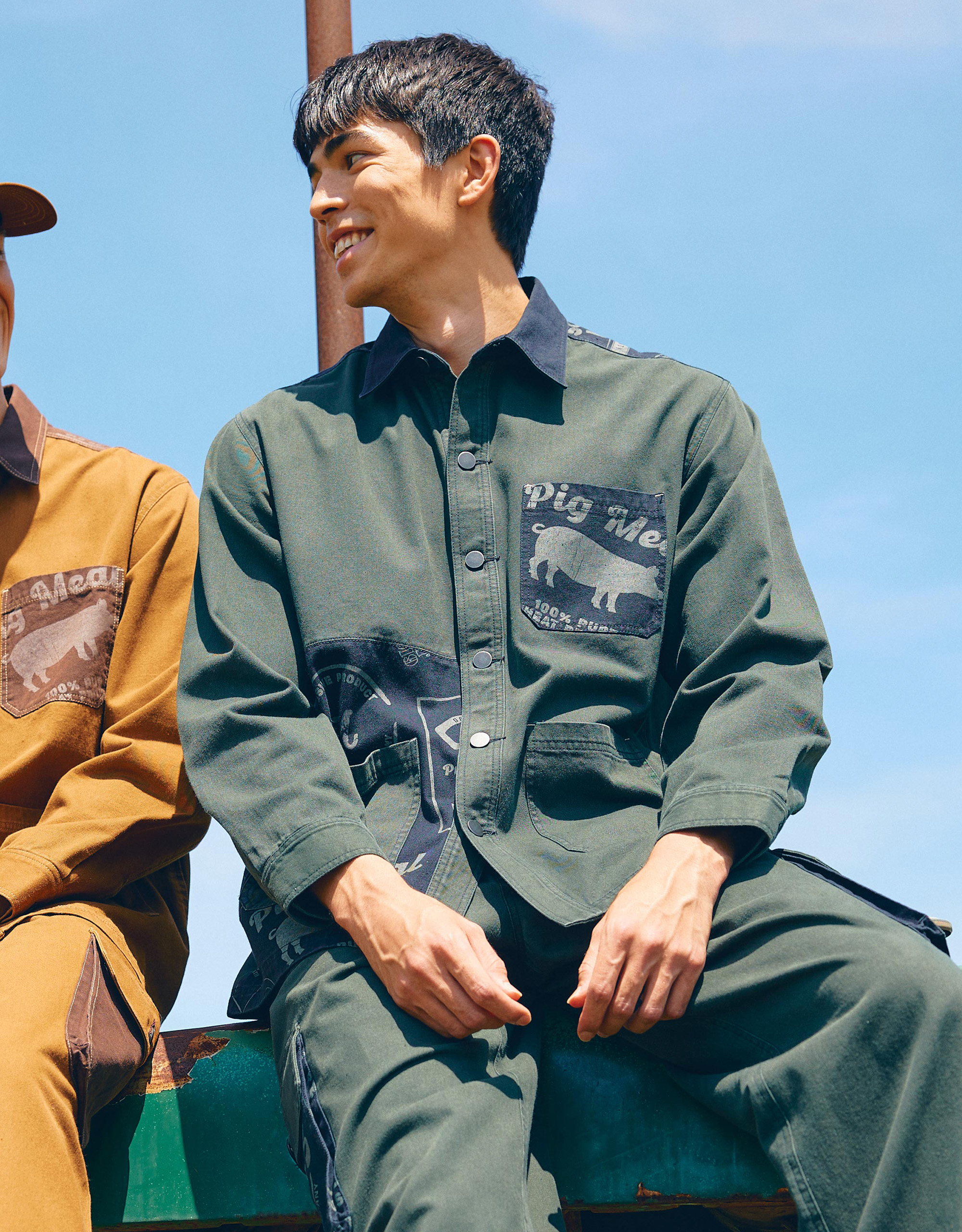 Vintage Washed Patch Jacket
- Image 3