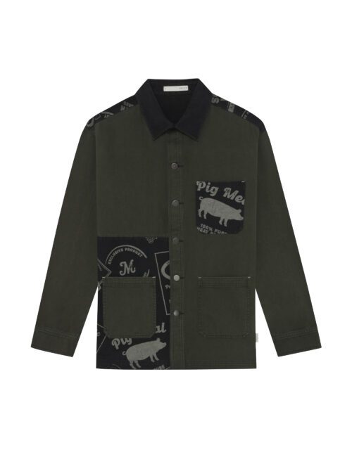 Vintage Washed Patch Jacket 