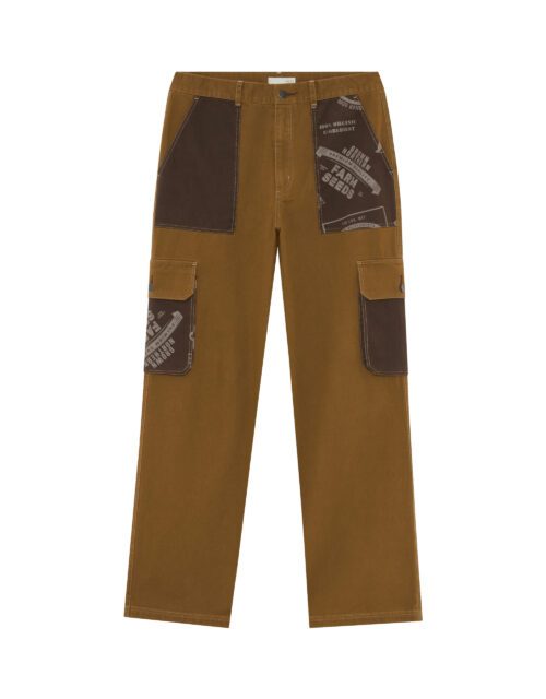Vintage Washed Patch Cargo Pants