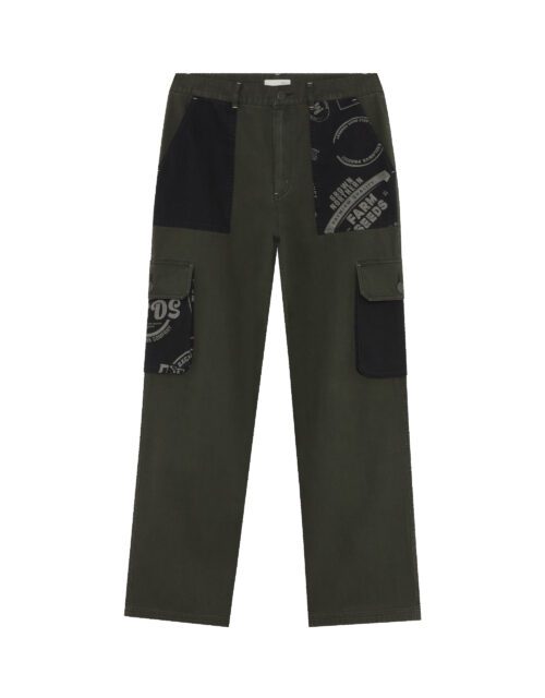 Vintage Washed Patch Cargo Pants