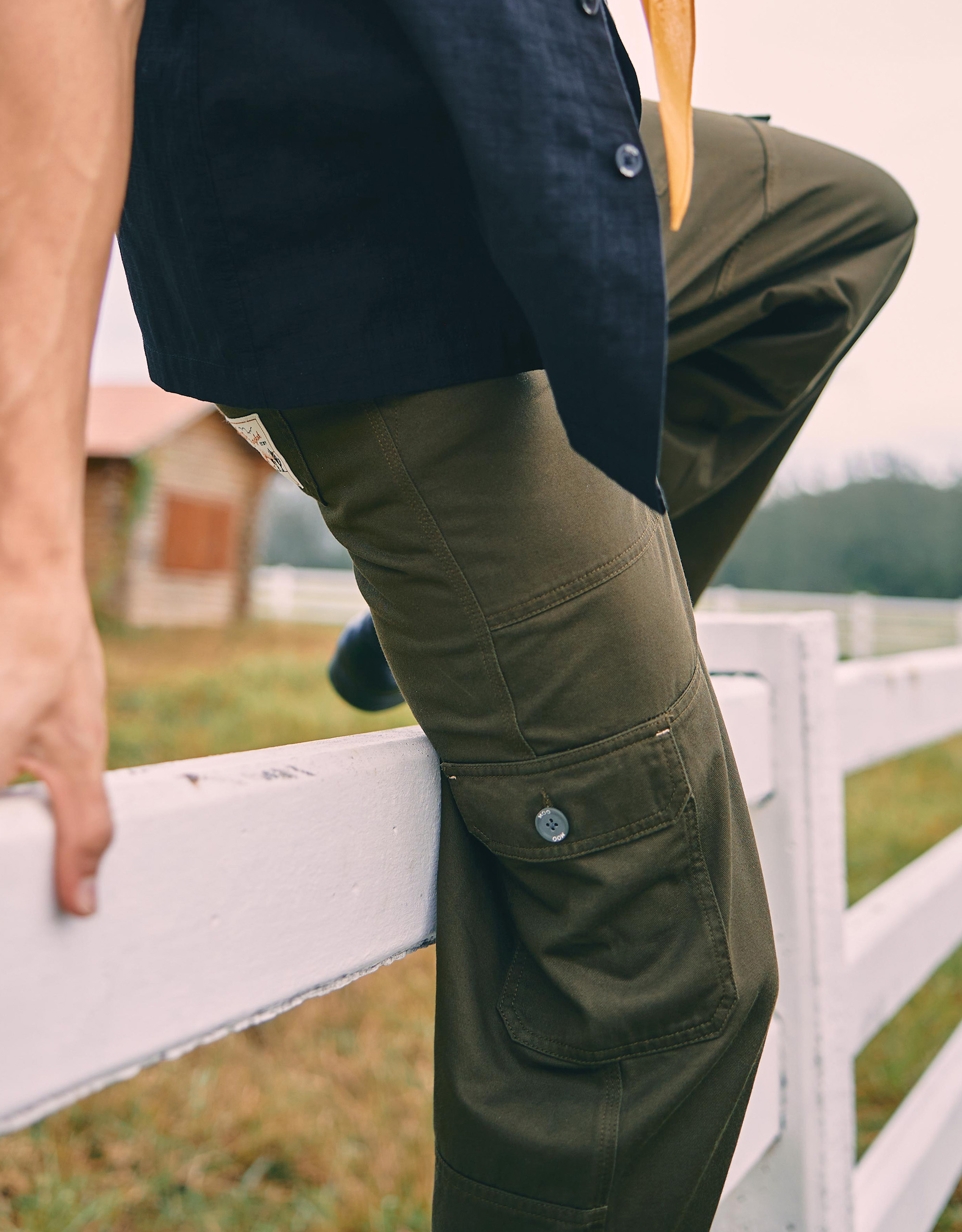 Garment Washed Cargo Pants - Image 3