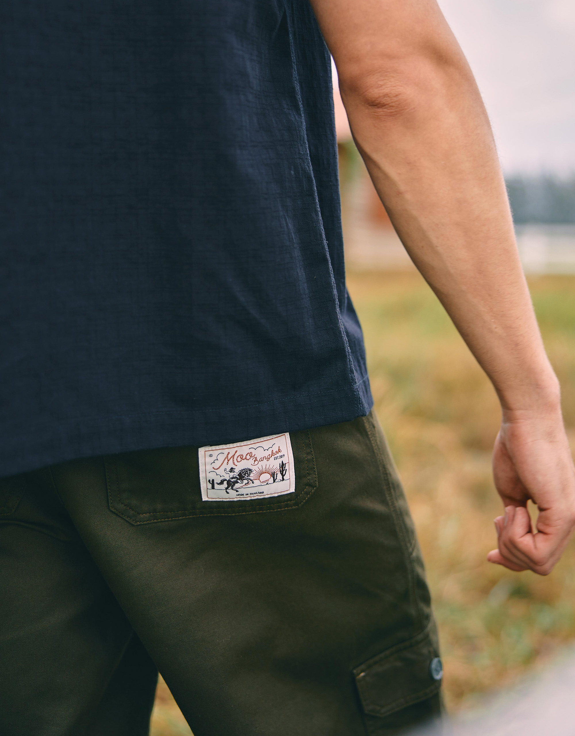 Garment Washed Cargo Pants - Image 4