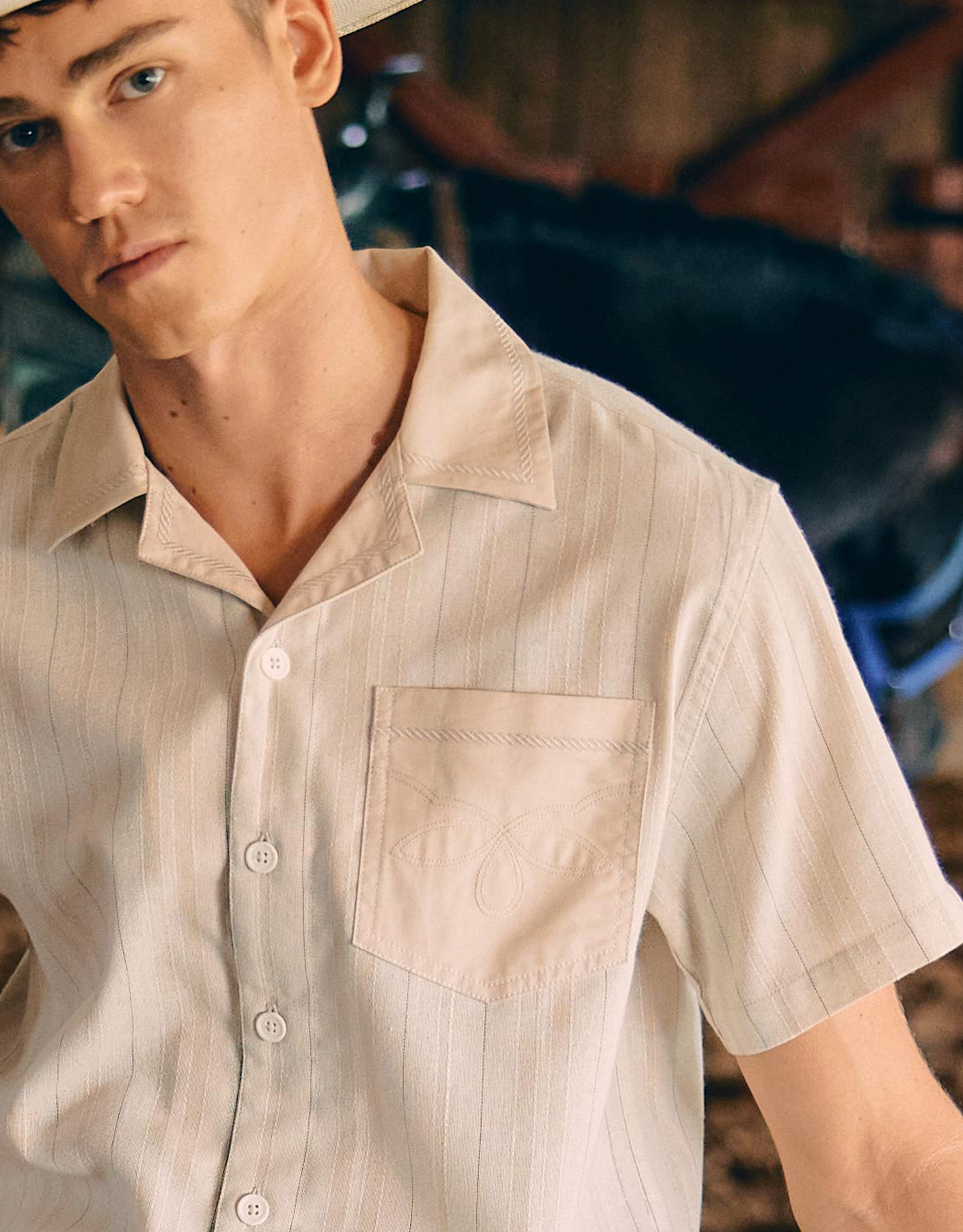 Rope Embroidered Hawaii Shirt - Image 4