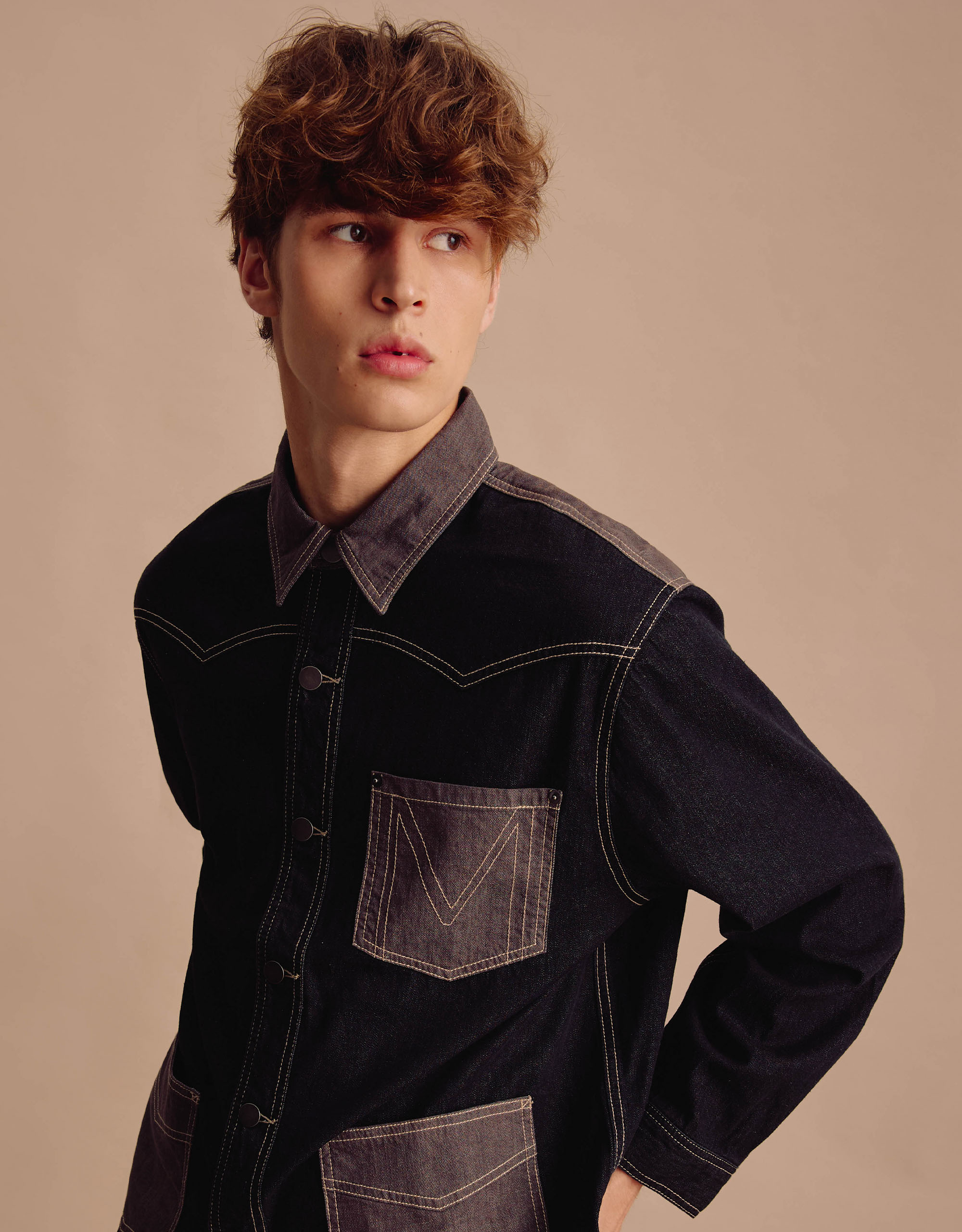 Two-tone Wild Patch Jacket - Image 2