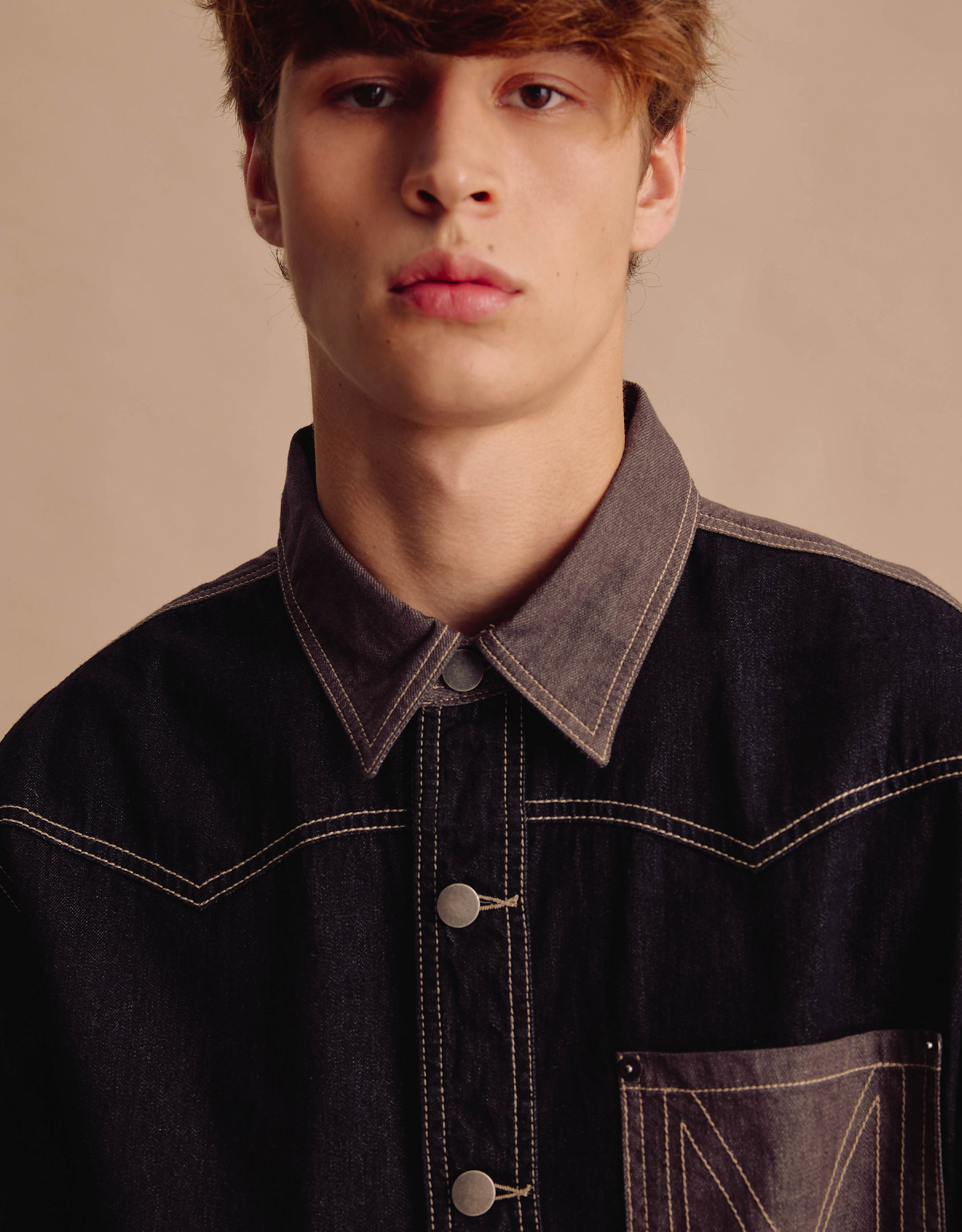 Two-tone Wild Patch Jacket - Image 3