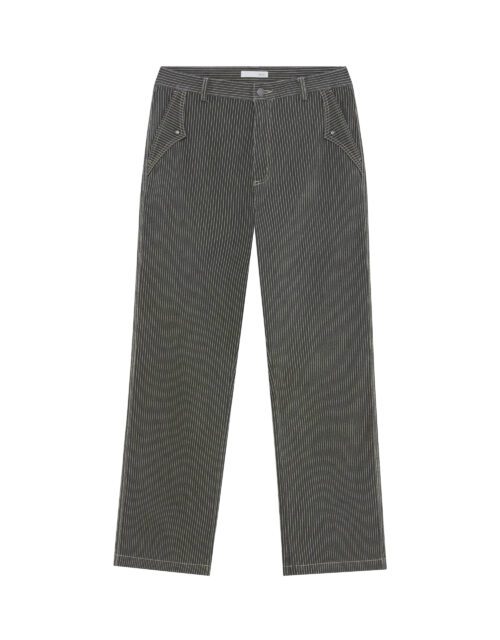 Western Stripe Denim Pants