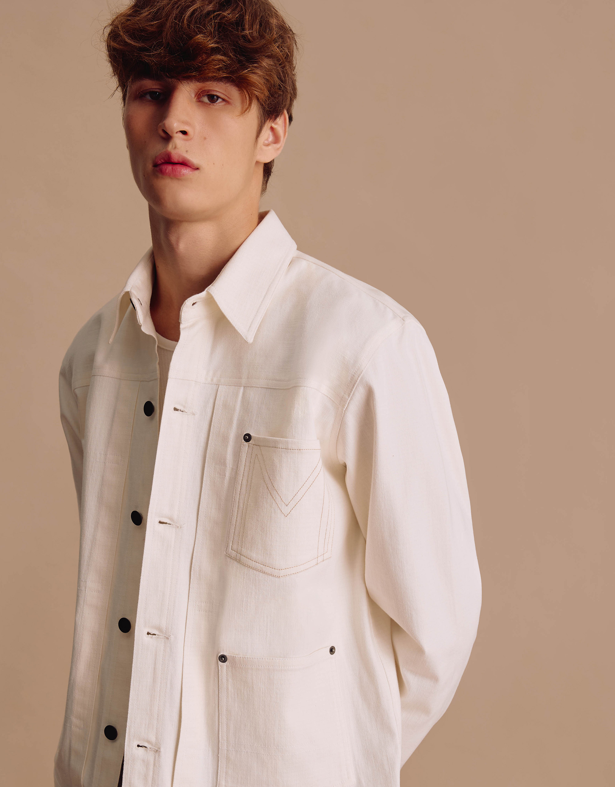 Denim Cropped Jacket - Image 5