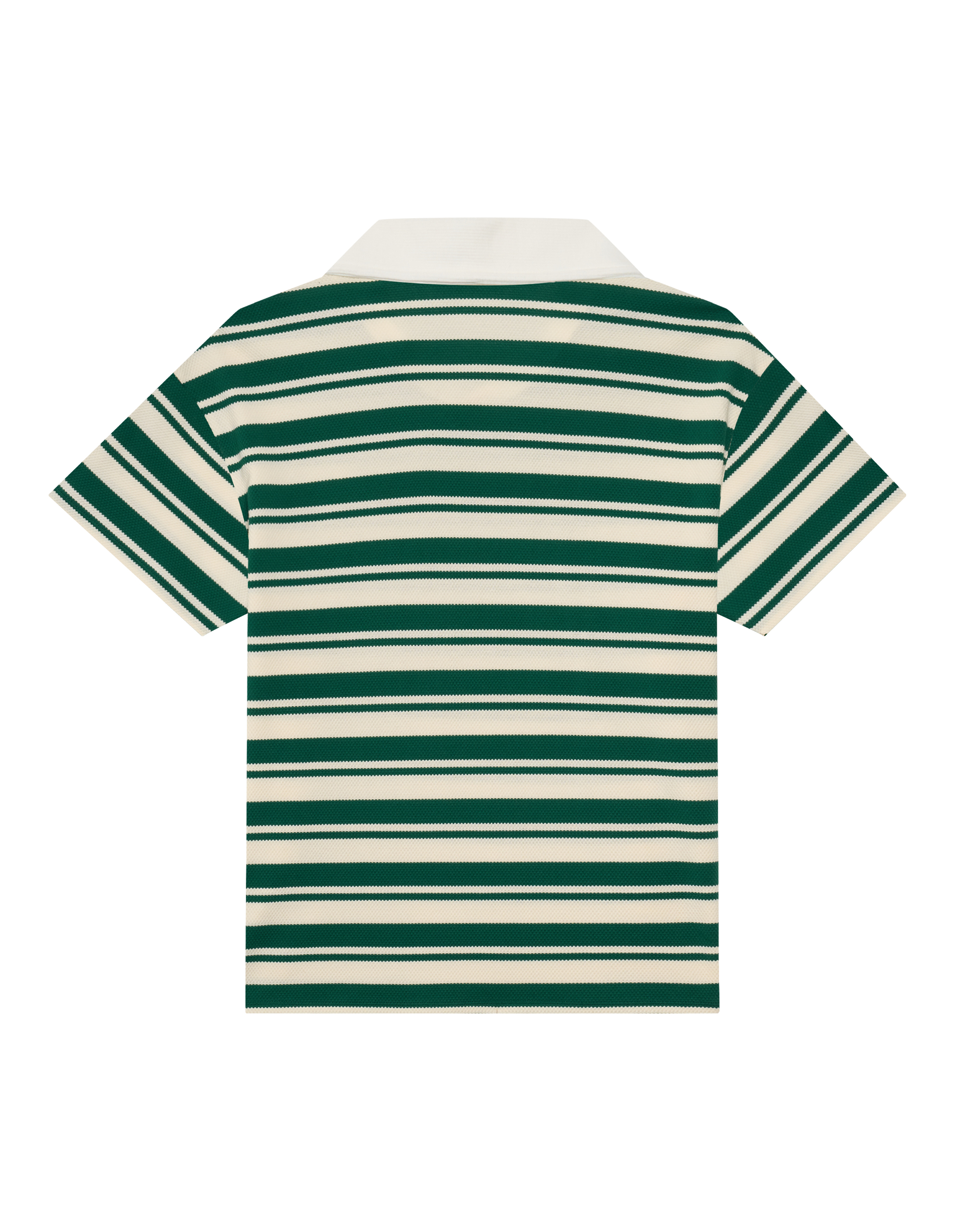 Tennis Striped Knitted Polo Shirt - Image 5