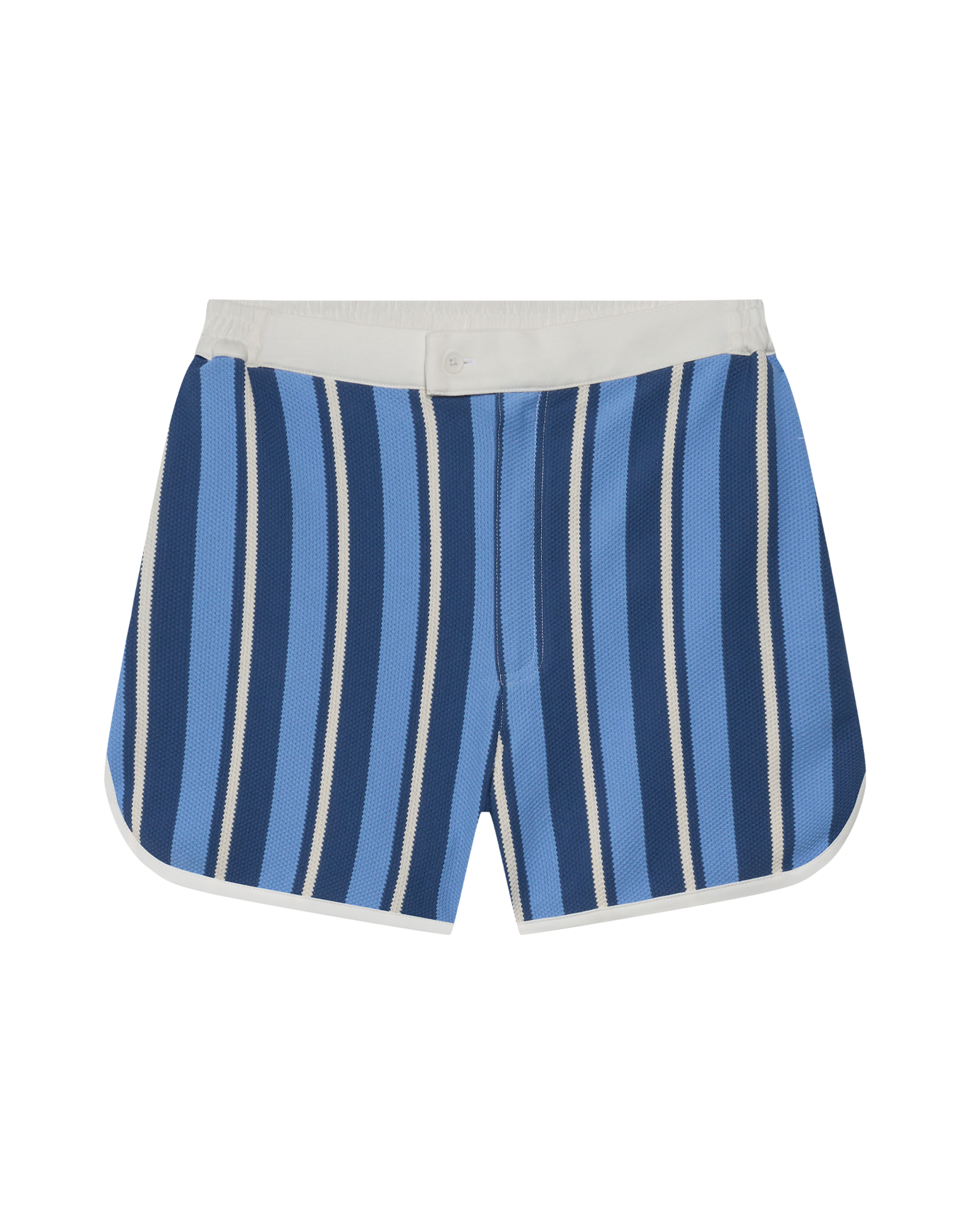 Tennis Striped Knitted Shorts