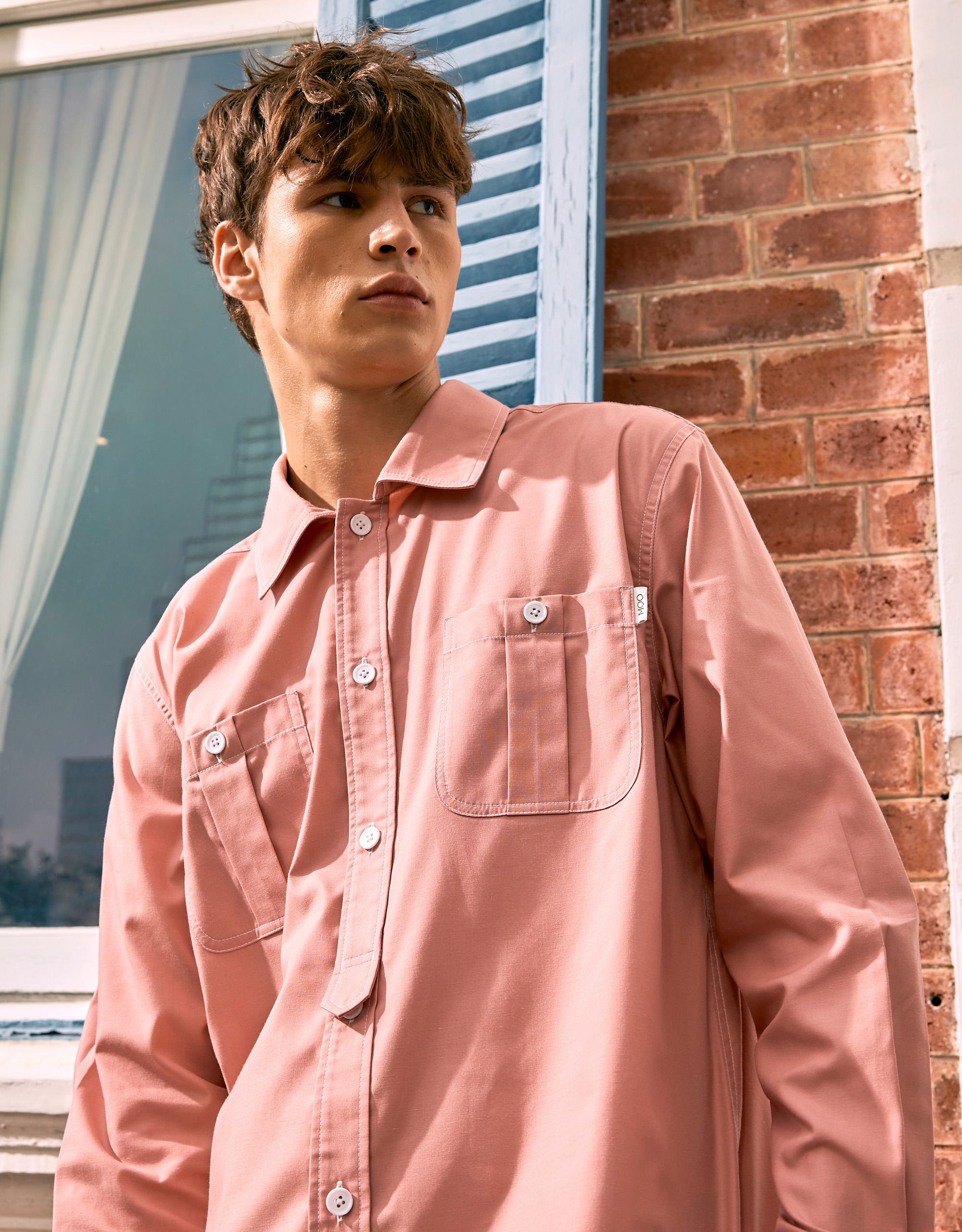 Striped Cuff Long Sleeves Shirt - Image 3