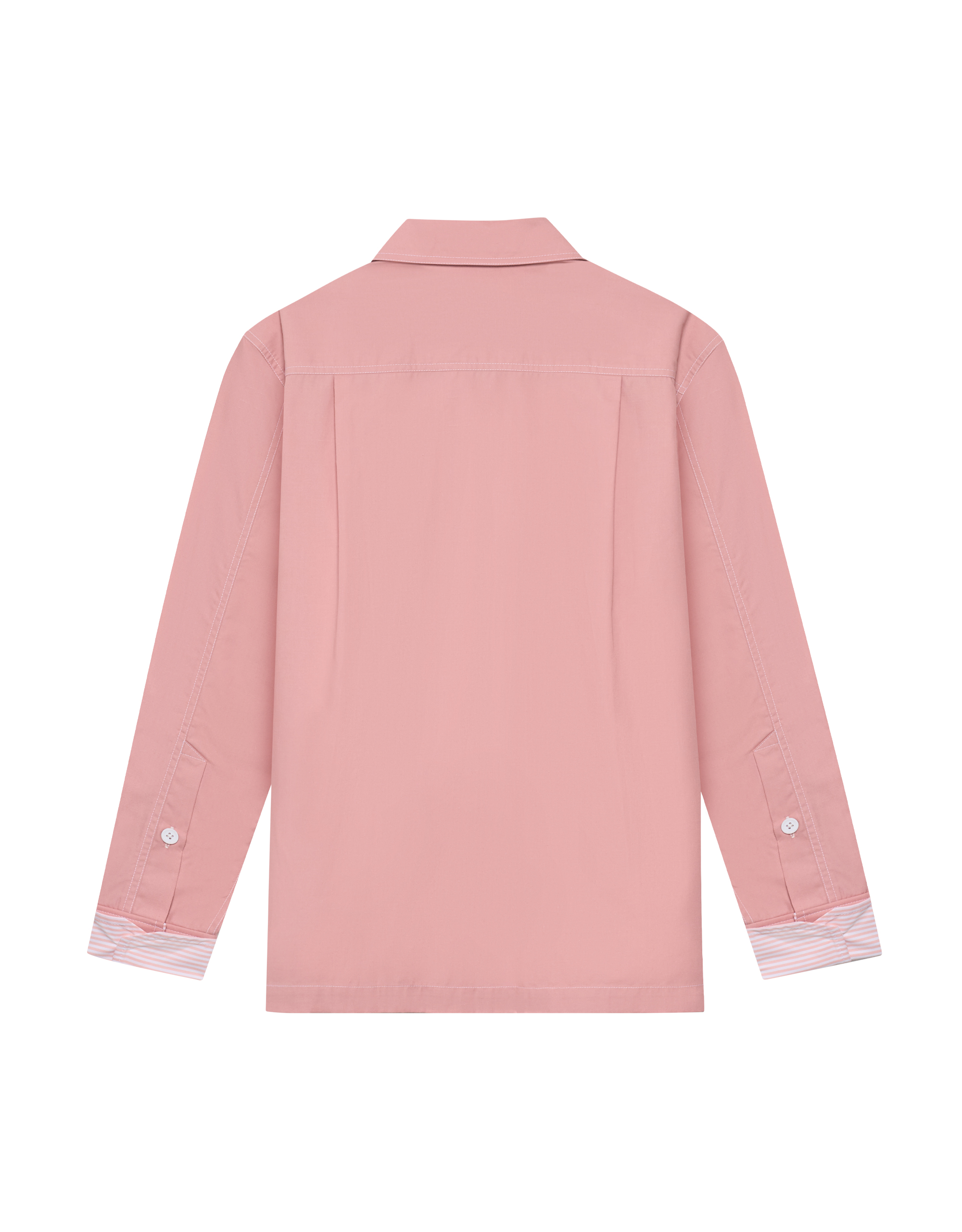 Striped Cuff Long Sleeves Shirt - Image 5