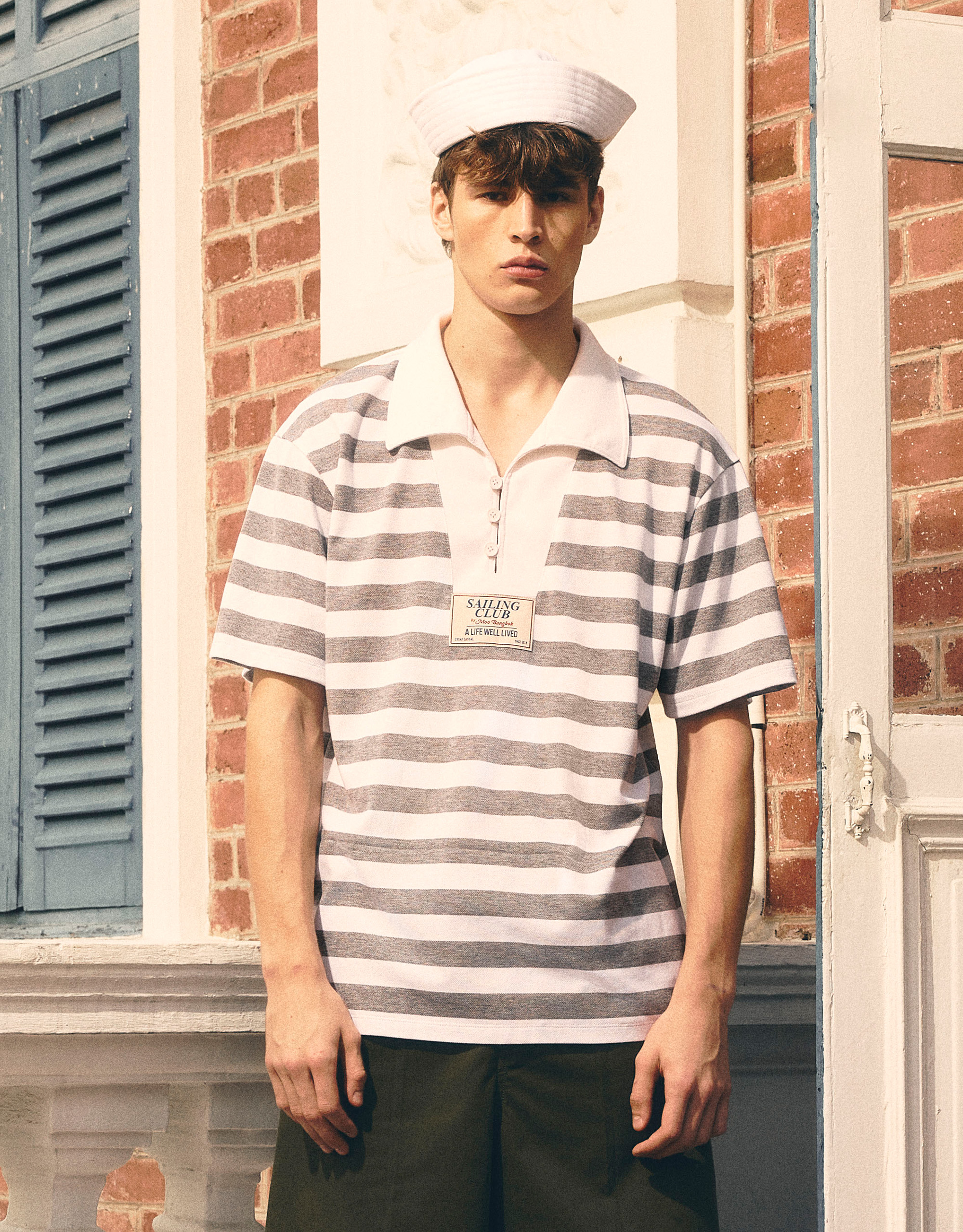 Sailor Smock Polo Shirt - Image 2
