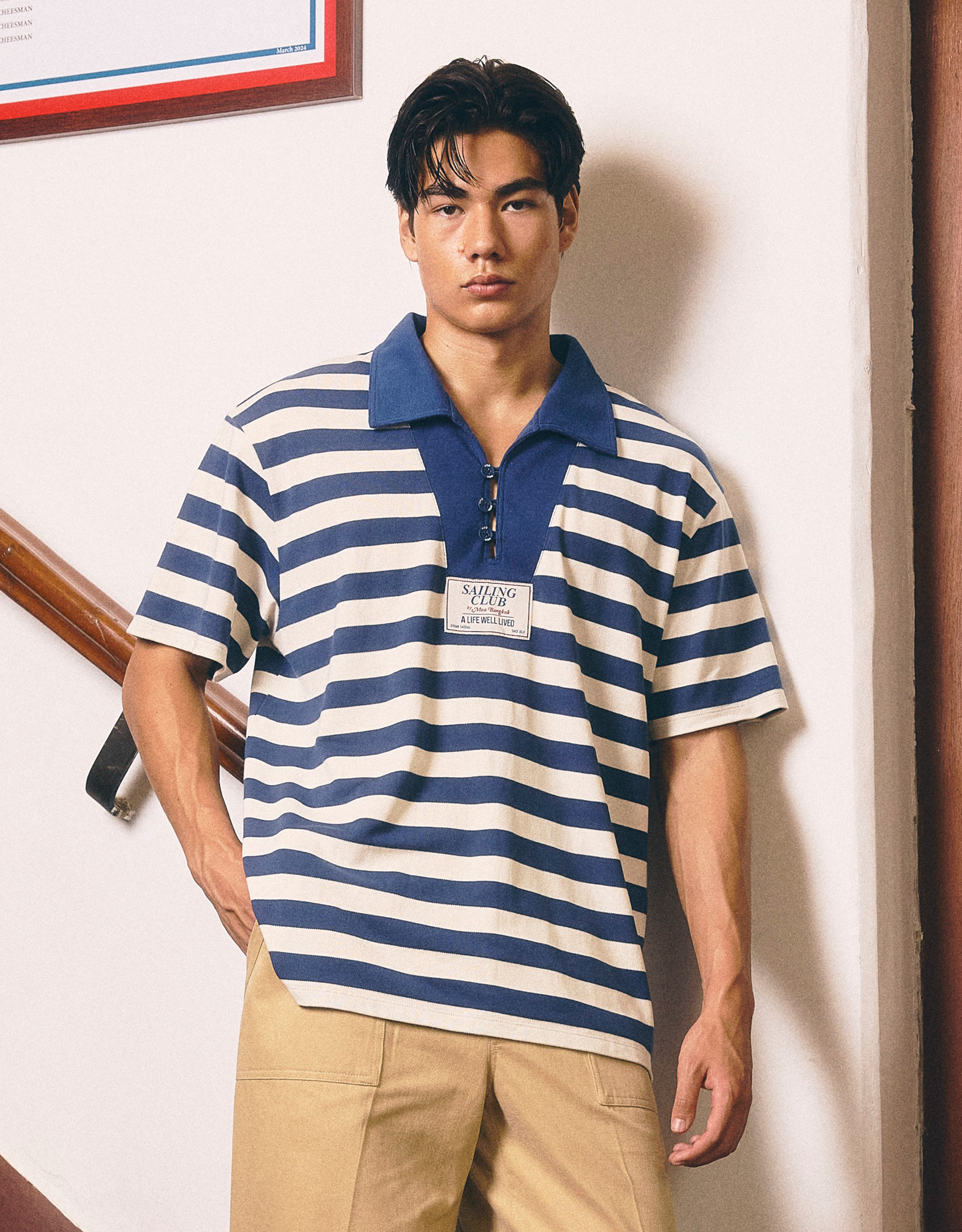 Sailor Smock Polo Shirt - Image 2