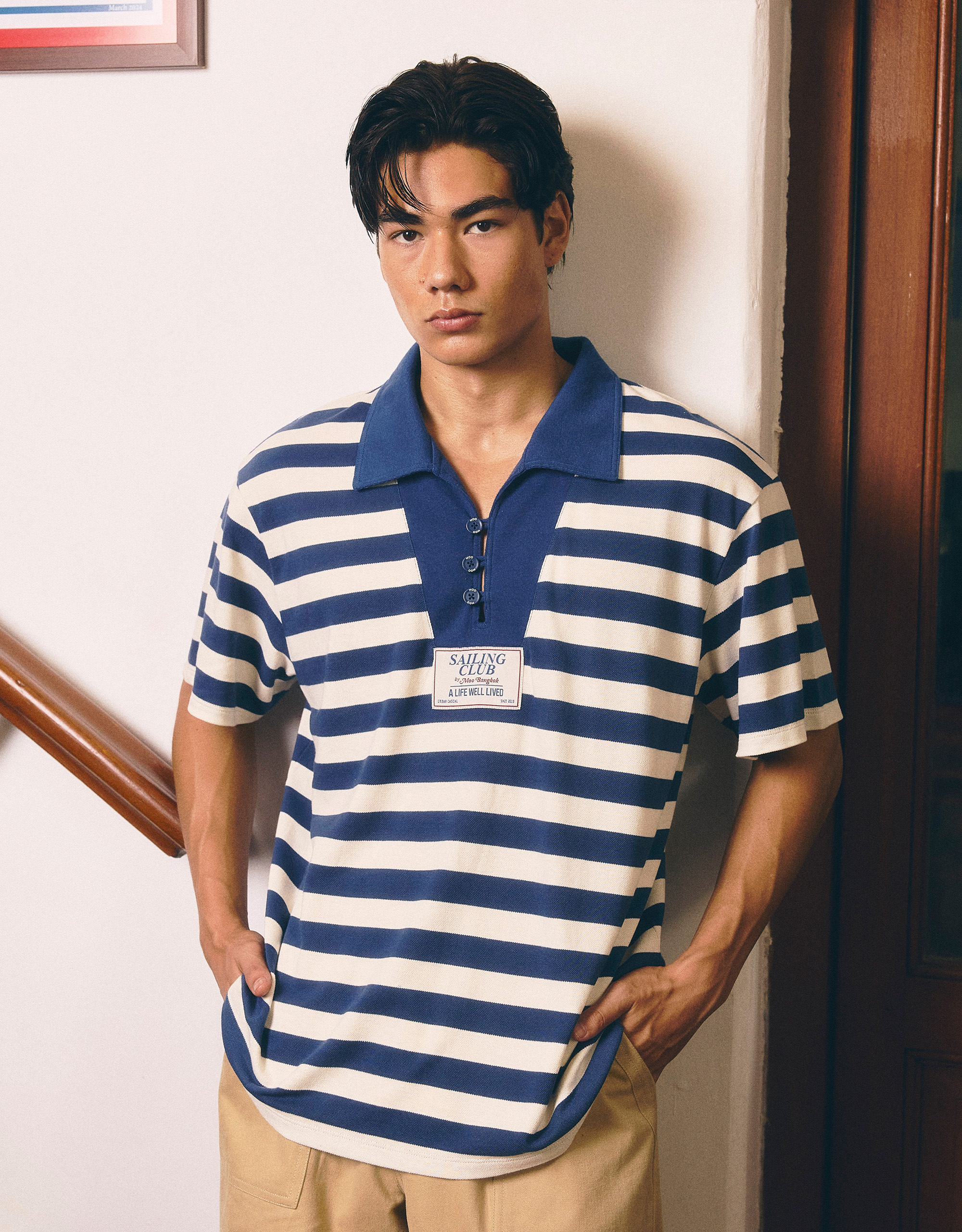 Sailor Smock Polo Shirt - Image 3