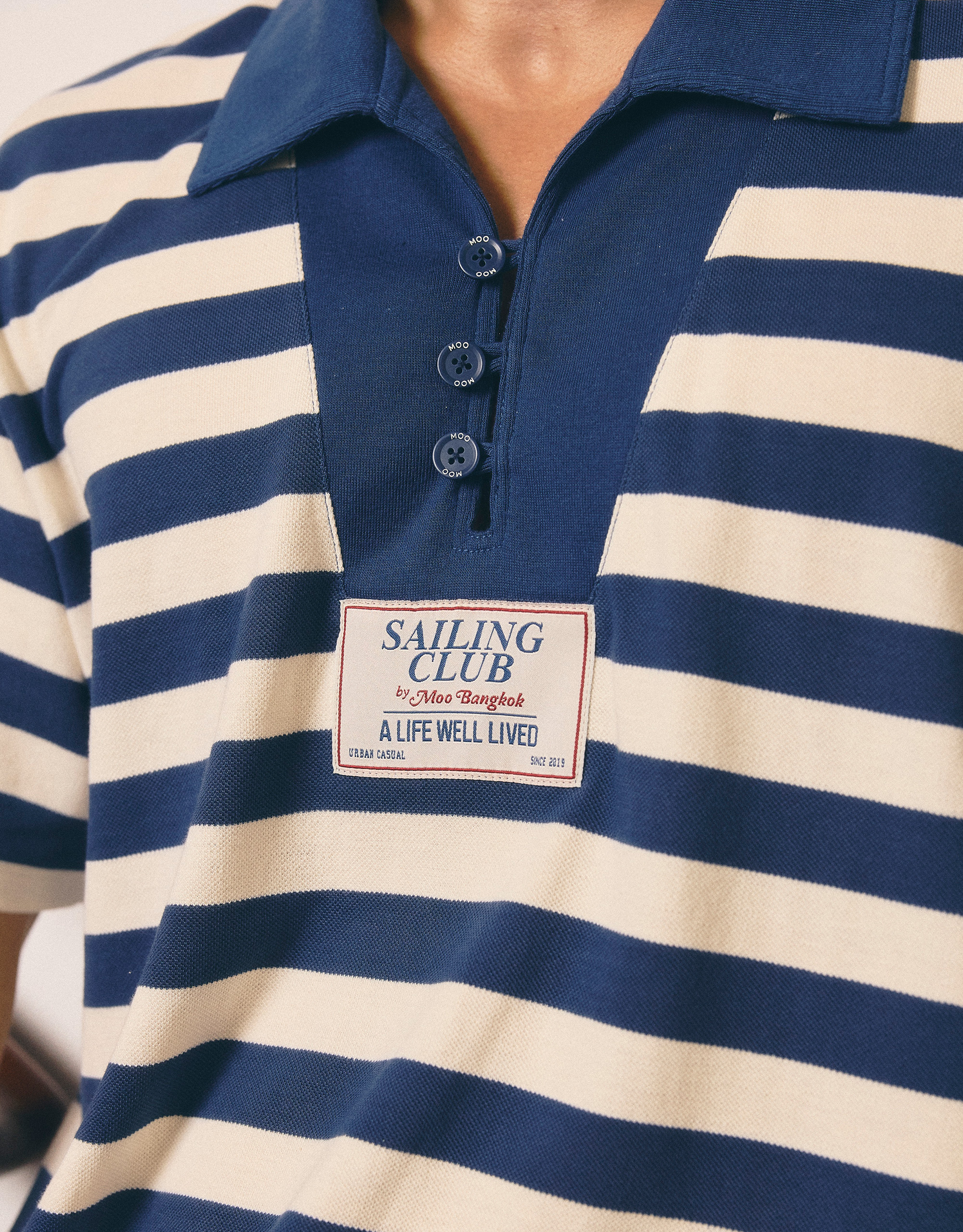 Sailor Smock Polo Shirt - Image 4