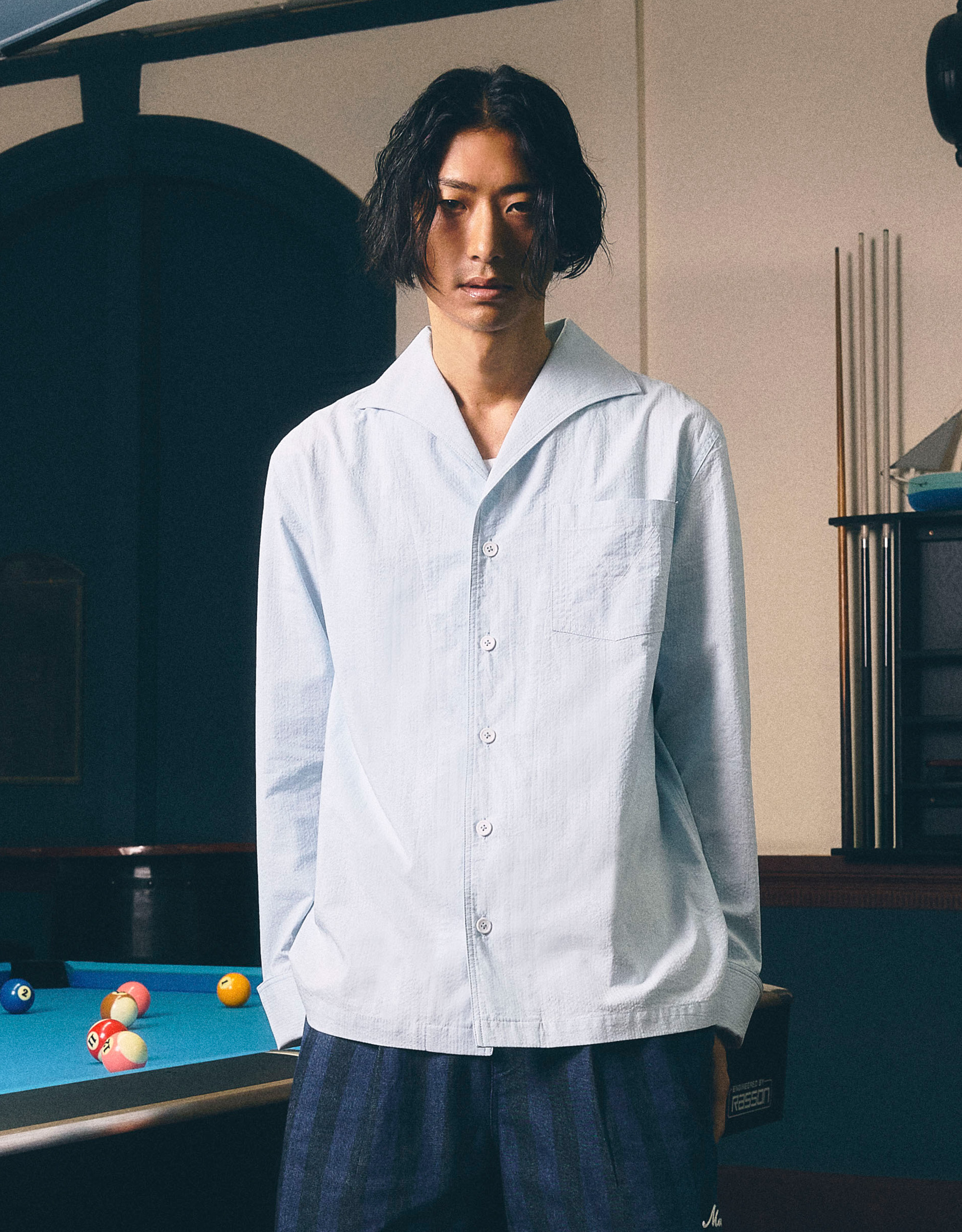 Seersucker Sailor Shirt - Image 2