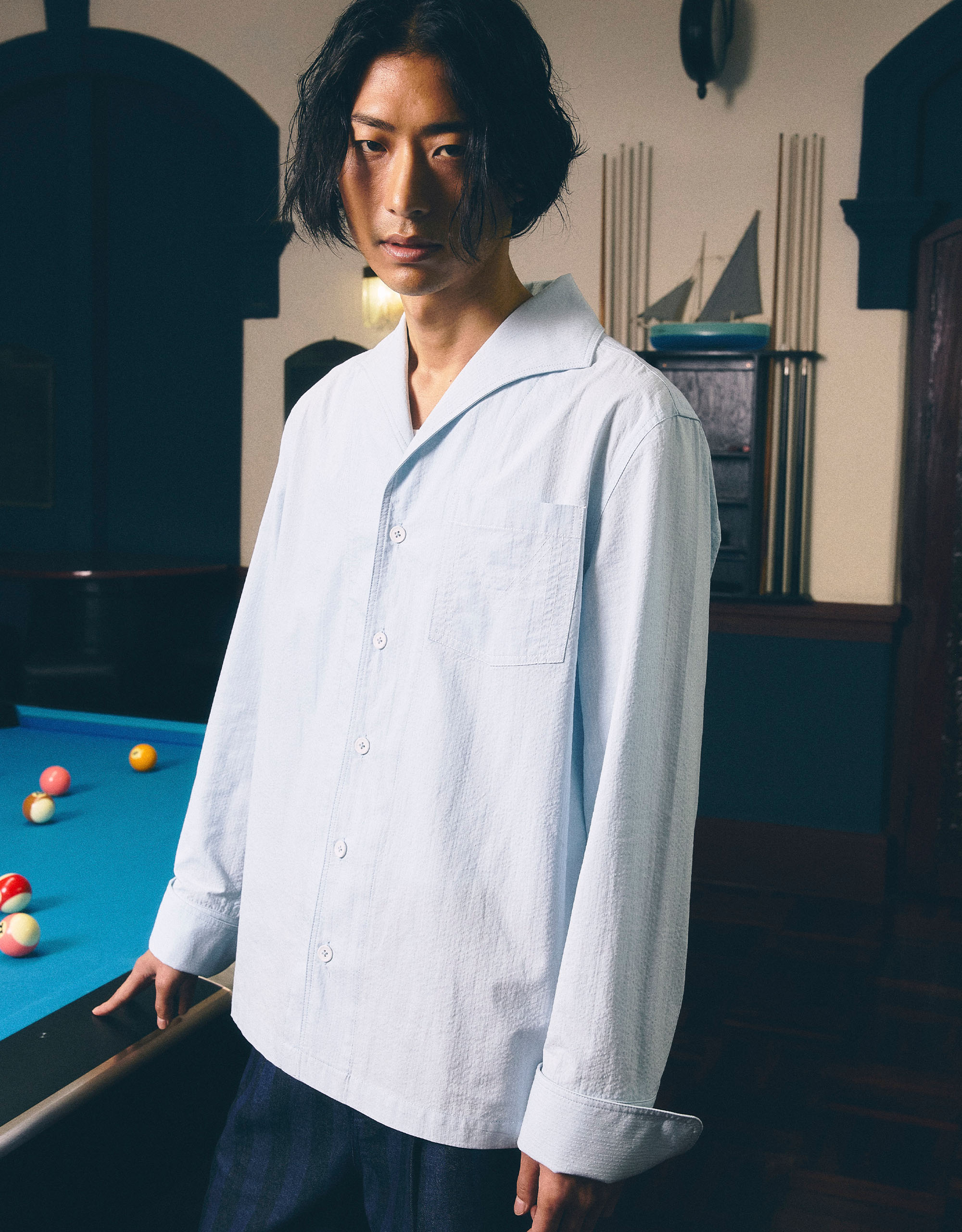 Seersucker Sailor Shirt - Image 3