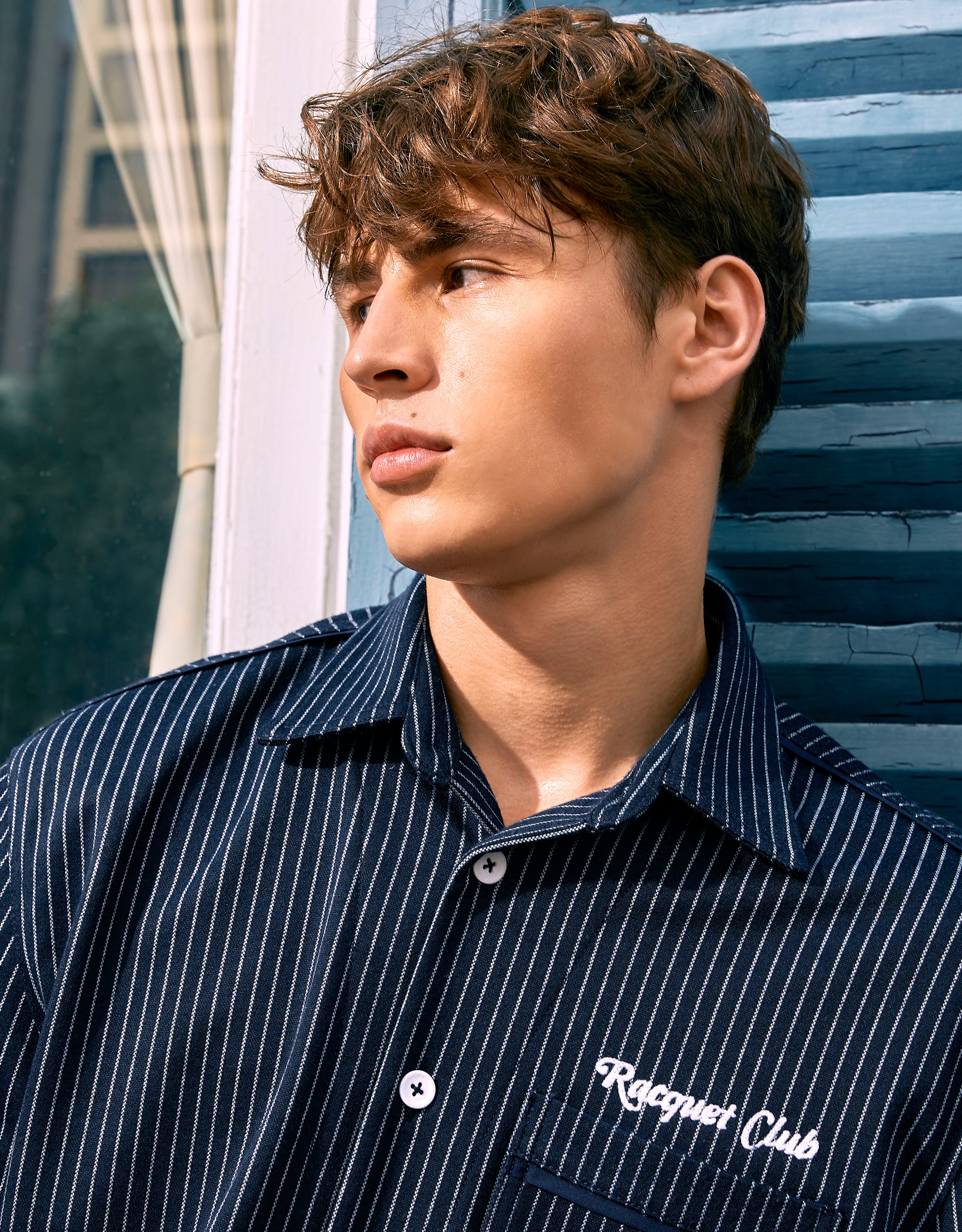 Pinstripe Jersey Shirt - Image 4