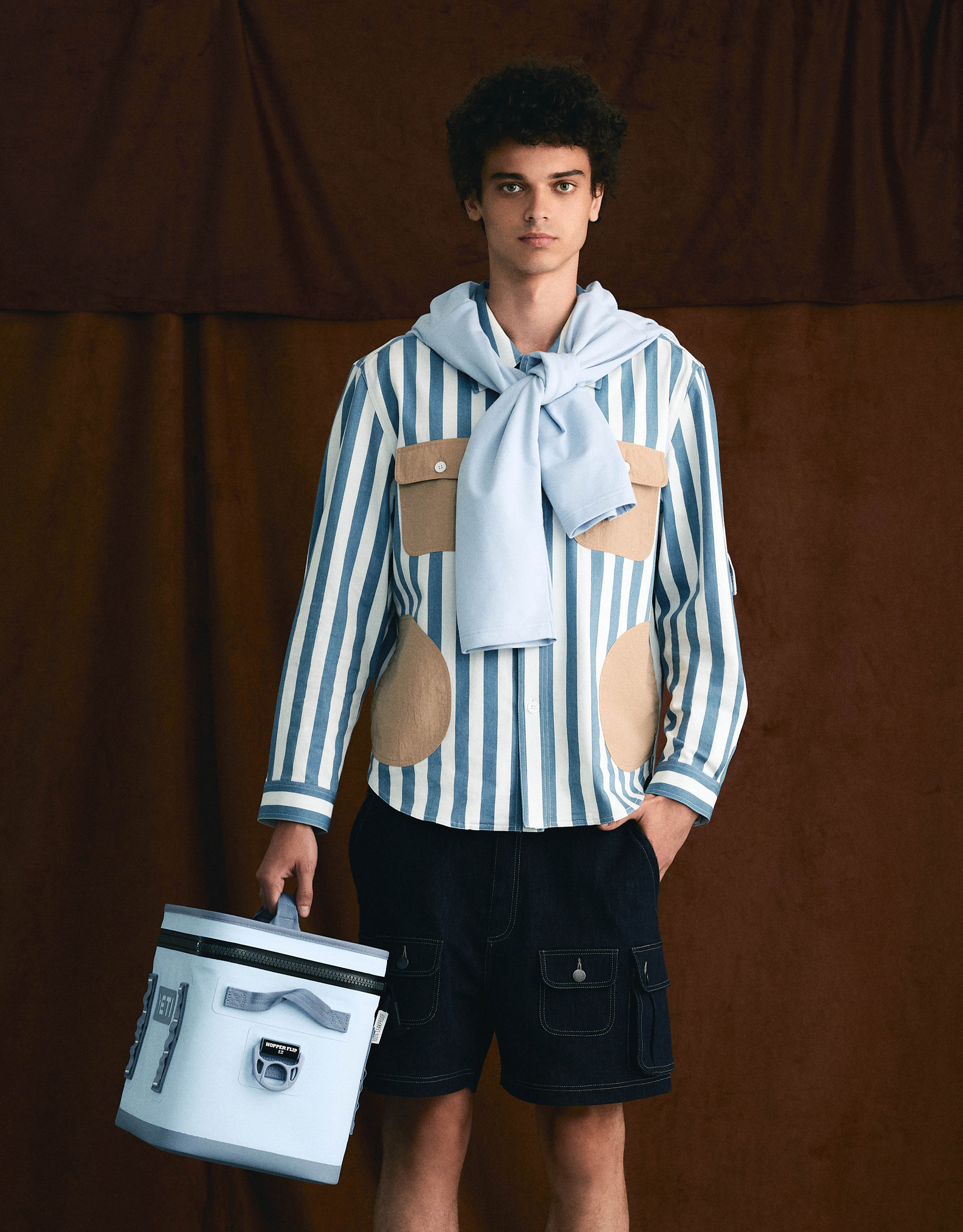 Light Denim Striped Shirt - Image 3