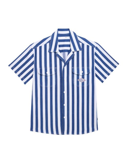 Casual Striped Short Sleeve Shirt