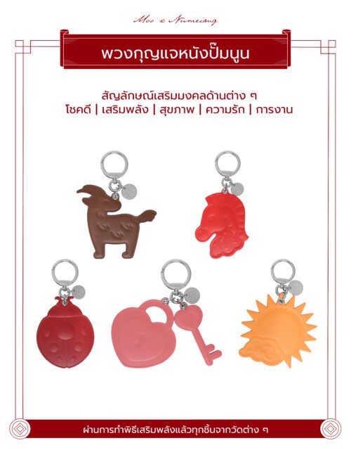 MOO Bangkok x Num Eiang Auspicious Keychain