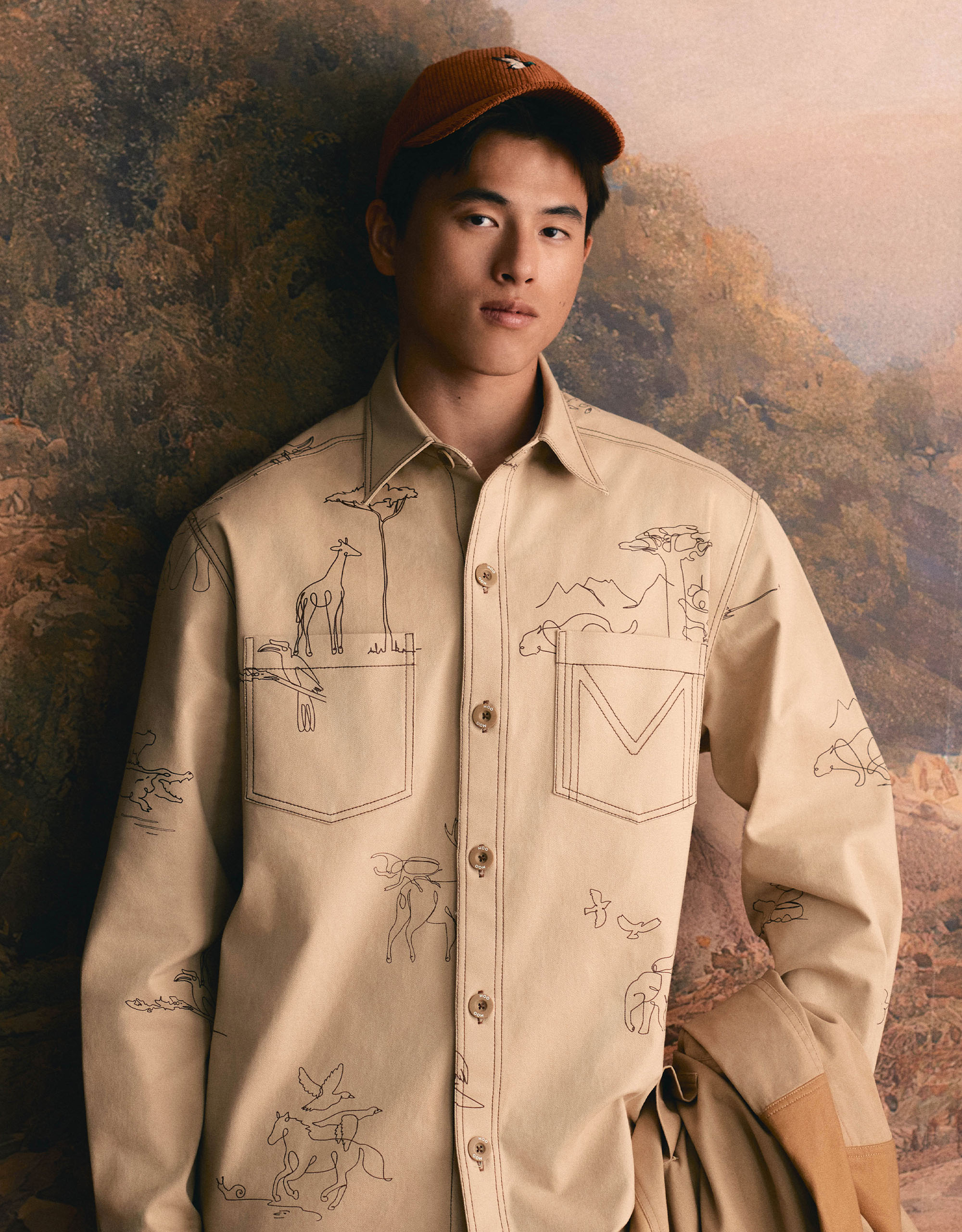 MOO Explorer Club Contour Pattern Shirt - Image 2